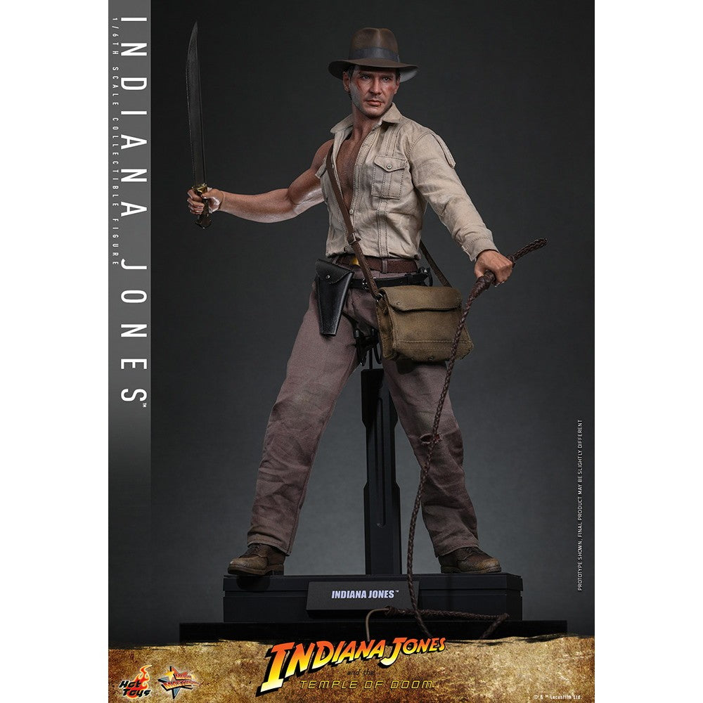 【予約安心出荷】[FIG] ムービー・マスターピース インディアナ・ジョーンズ インディ・ジョーンズ/魔宮の伝説 1/6 完成品 可動フィギュア(MM#860) ホットトイズ(2027年2月)