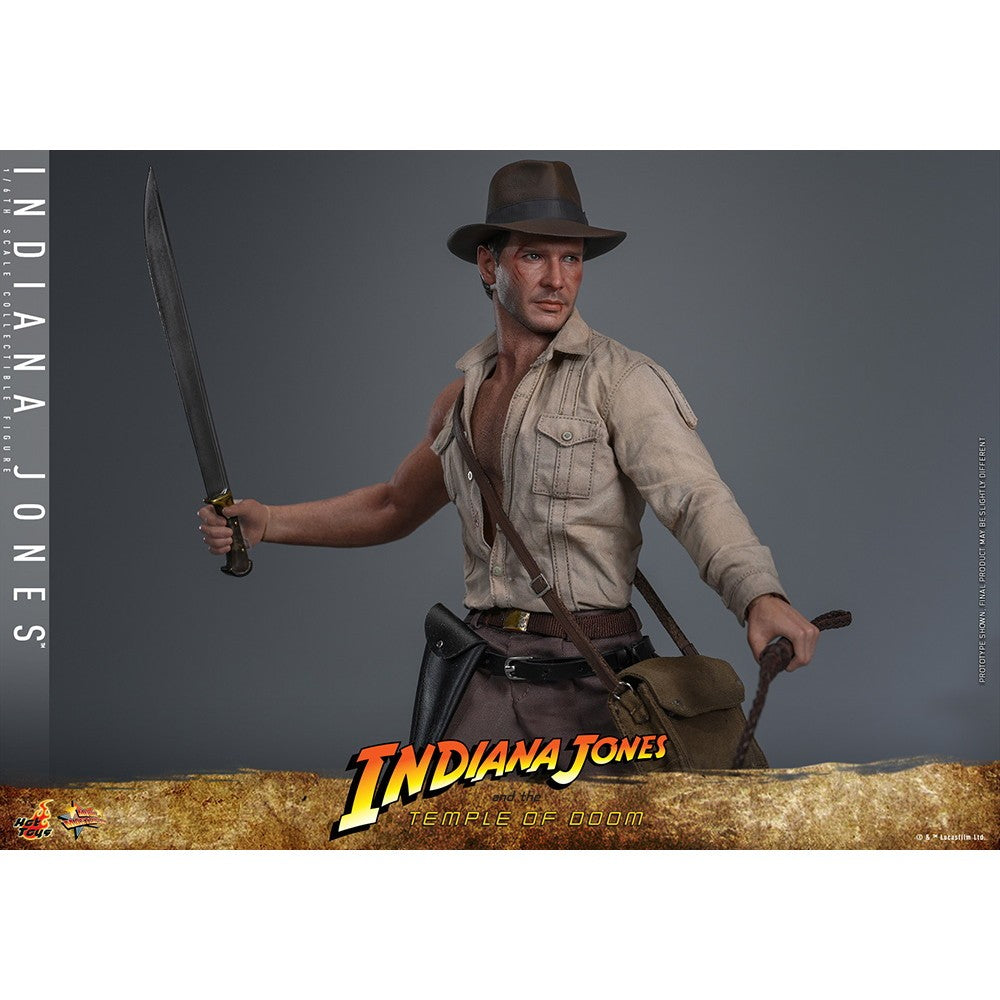 【予約安心出荷】[FIG] ムービー・マスターピース インディアナ・ジョーンズ インディ・ジョーンズ/魔宮の伝説 1/6 完成品 可動フィギュア(MM#860) ホットトイズ(2027年2月)