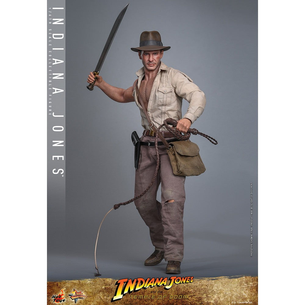 【予約安心出荷】[FIG] ムービー・マスターピース インディアナ・ジョーンズ インディ・ジョーンズ/魔宮の伝説 1/6 完成品 可動フィギュア(MM#860) ホットトイズ(2027年2月)