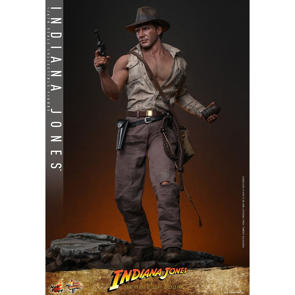 【予約安心出荷】[FIG] ムービー・マスターピース インディアナ・ジョーンズ インディ・ジョーンズ/魔宮の伝説 1/6 完成品 可動フィギュア(MM#860) ホットトイズ(2027年2月)