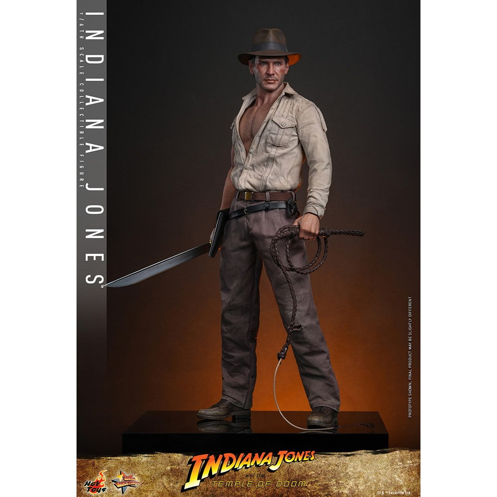 【予約安心出荷】[FIG] ムービー・マスターピース インディアナ・ジョーンズ インディ・ジョーンズ/魔宮の伝説 1/6 完成品 可動フィギュア(MM#860) ホットトイズ(2027年2月)