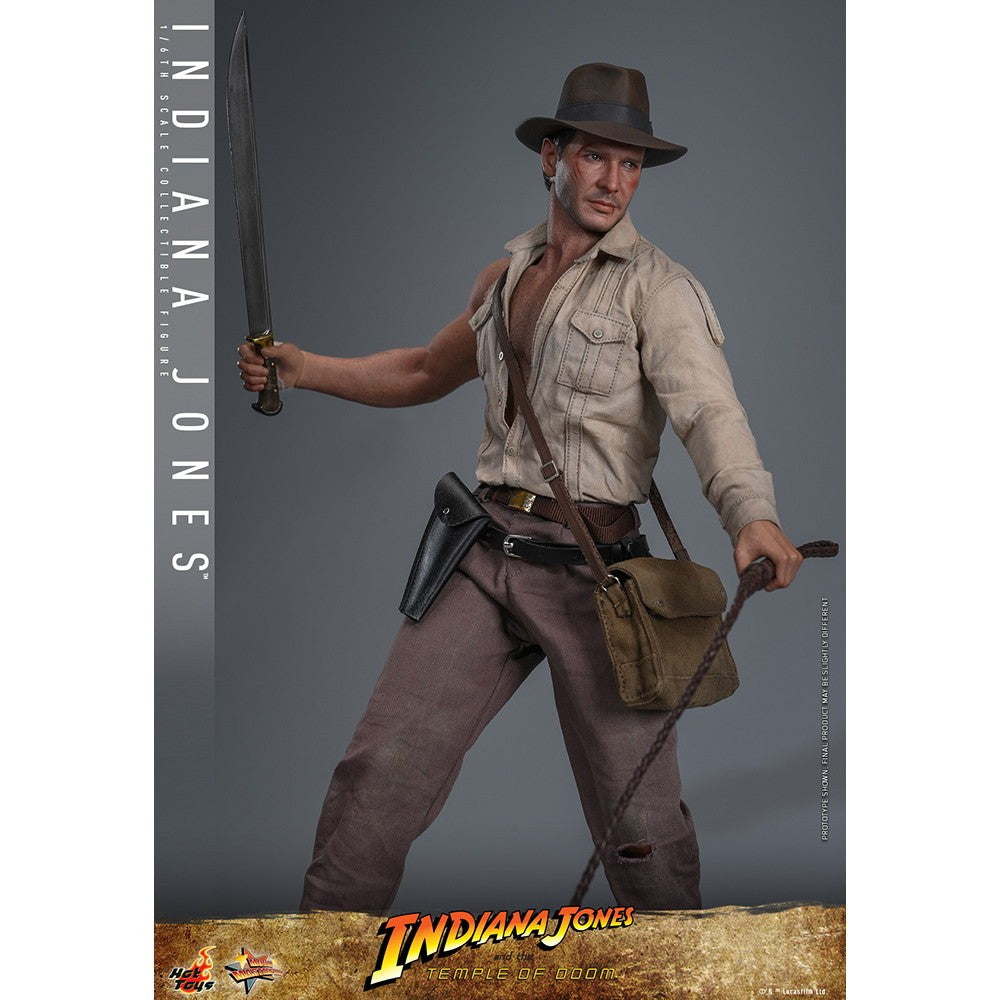 【予約安心出荷】[FIG] ムービー・マスターピース インディアナ・ジョーンズ インディ・ジョーンズ/魔宮の伝説 1/6 完成品 可動フィギュア(MM#860) ホットトイズ(2027年2月)
