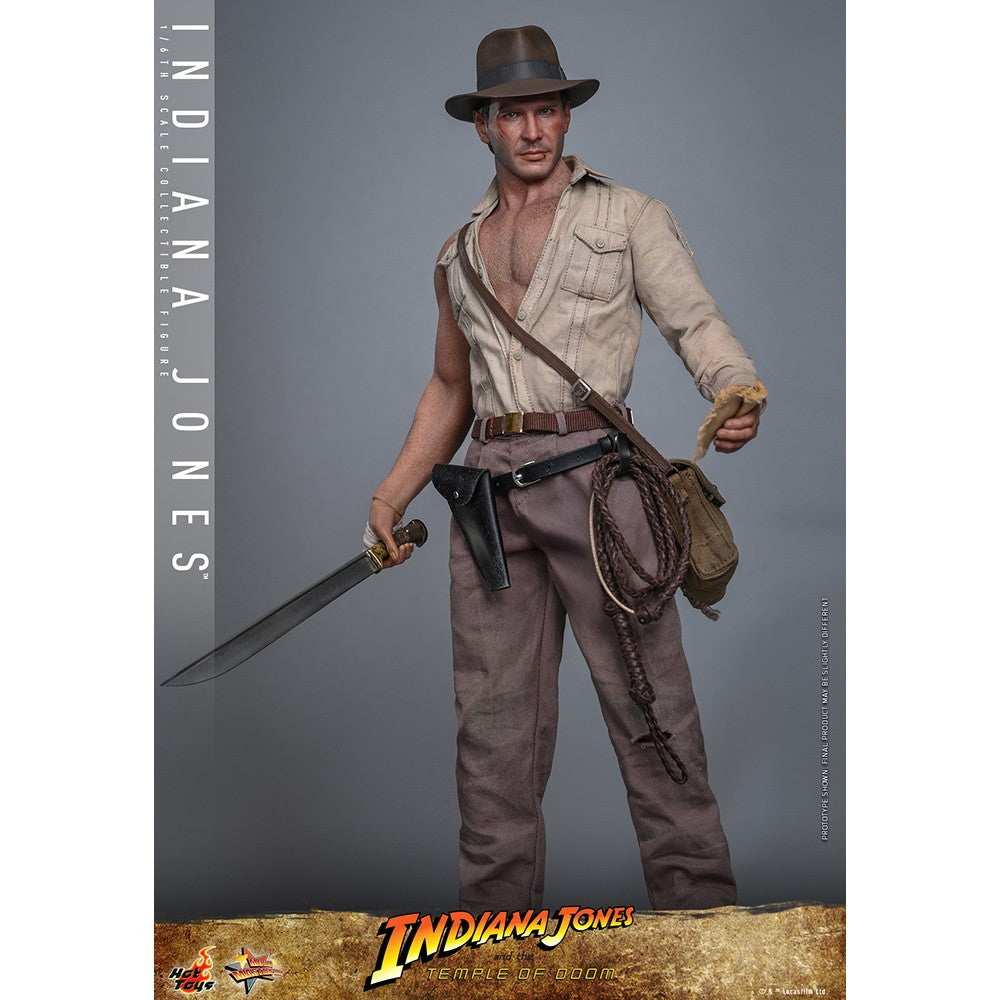 【予約安心出荷】[FIG] ムービー・マスターピース インディアナ・ジョーンズ インディ・ジョーンズ/魔宮の伝説 1/6 完成品 可動フィギュア(MM#860) ホットトイズ(2027年2月)