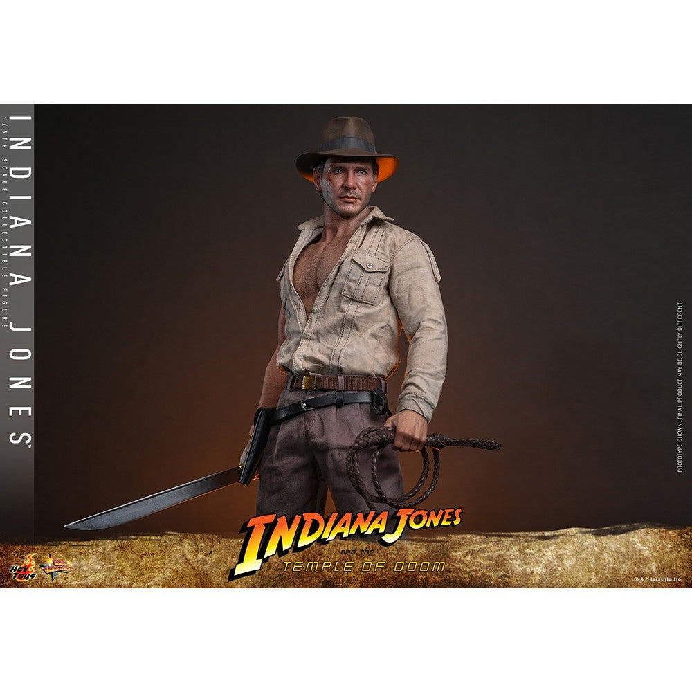 【予約安心出荷】[FIG] ムービー・マスターピース インディアナ・ジョーンズ インディ・ジョーンズ/魔宮の伝説 1/6 完成品 可動フィギュア(MM#860) ホットトイズ(2027年2月)