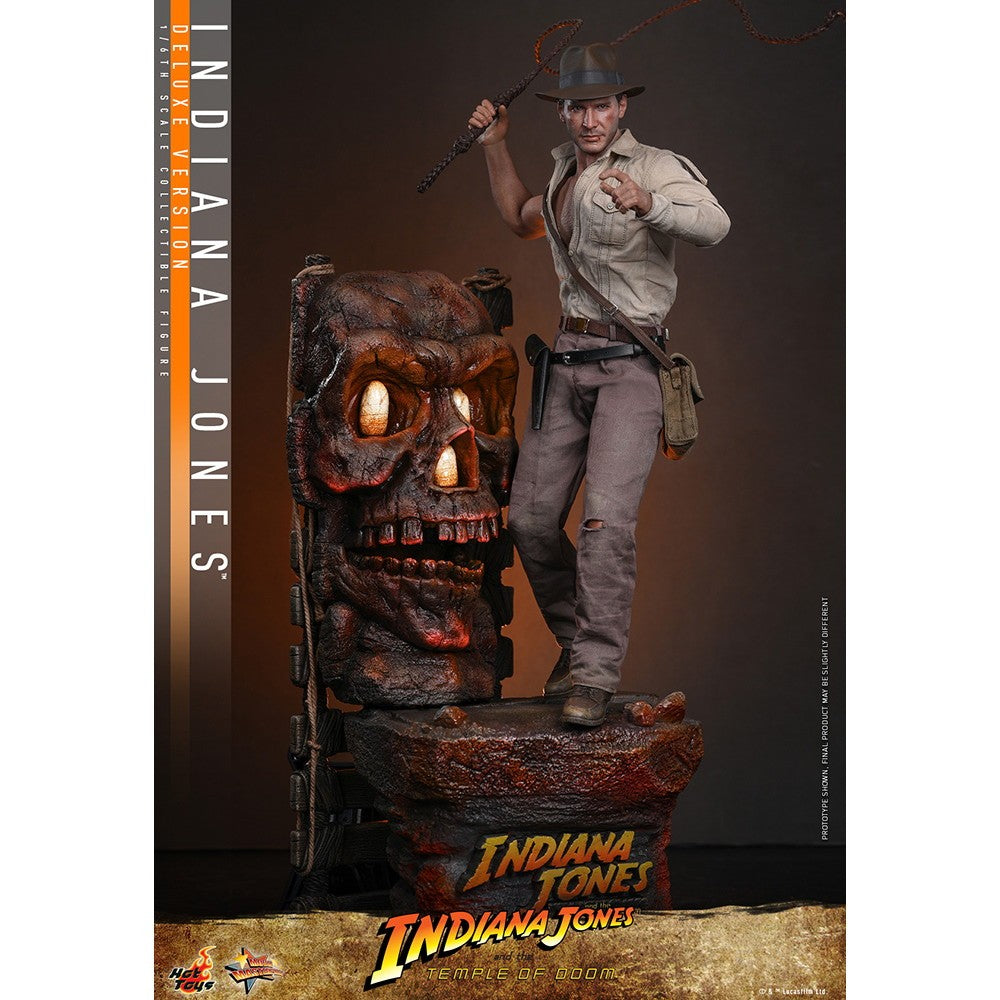 【予約安心出荷】[FIG] ムービー・マスターピース インディアナ・ジョーンズ(デラックス版) インディ・ジョーンズ/魔宮の伝説 1/6 完成品 可動フィギュア(MM#861) ホットトイズ(2027年2月)