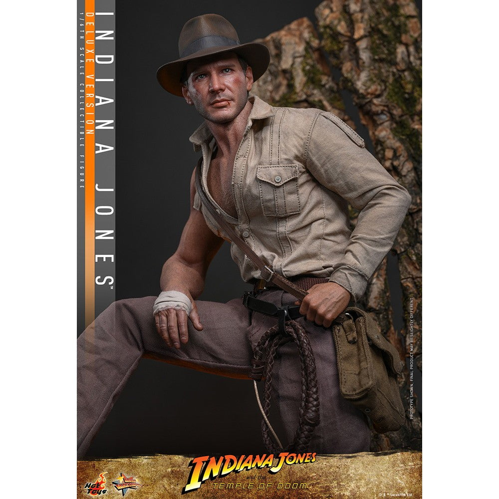 【予約安心出荷】[FIG] ムービー・マスターピース インディアナ・ジョーンズ(デラックス版) インディ・ジョーンズ/魔宮の伝説 1/6 完成品 可動フィギュア(MM#861) ホットトイズ(2027年2月)