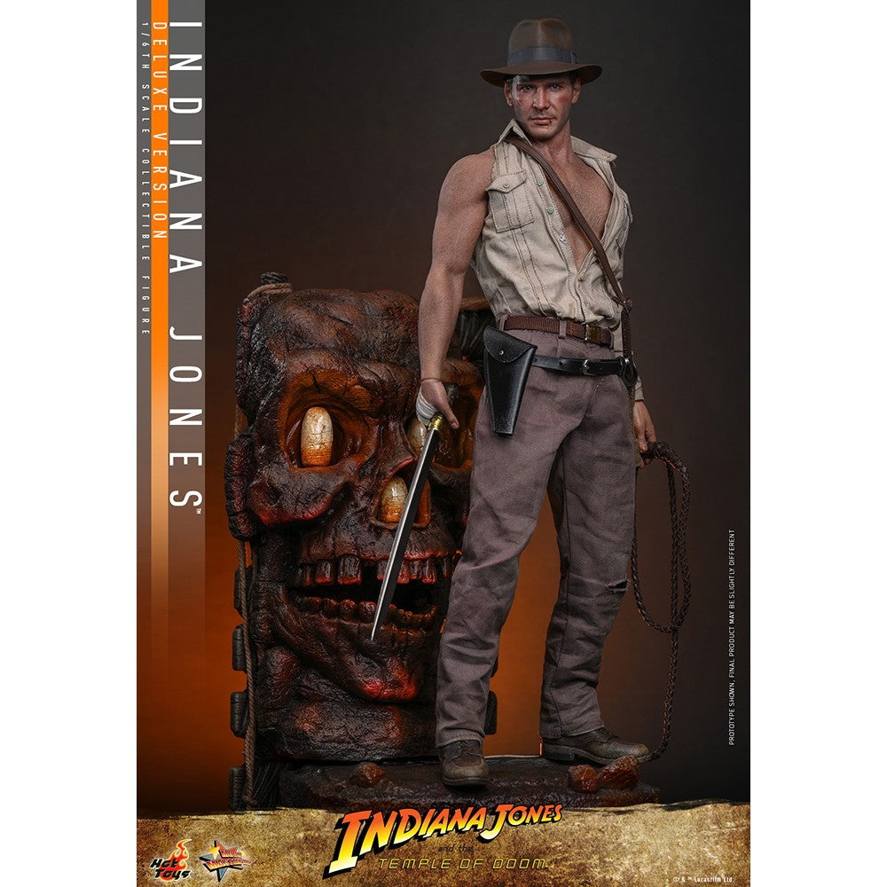 【予約安心出荷】[FIG] ムービー・マスターピース インディアナ・ジョーンズ(デラックス版) インディ・ジョーンズ/魔宮の伝説 1/6 完成品 可動フィギュア(MM#861) ホットトイズ(2027年2月)
