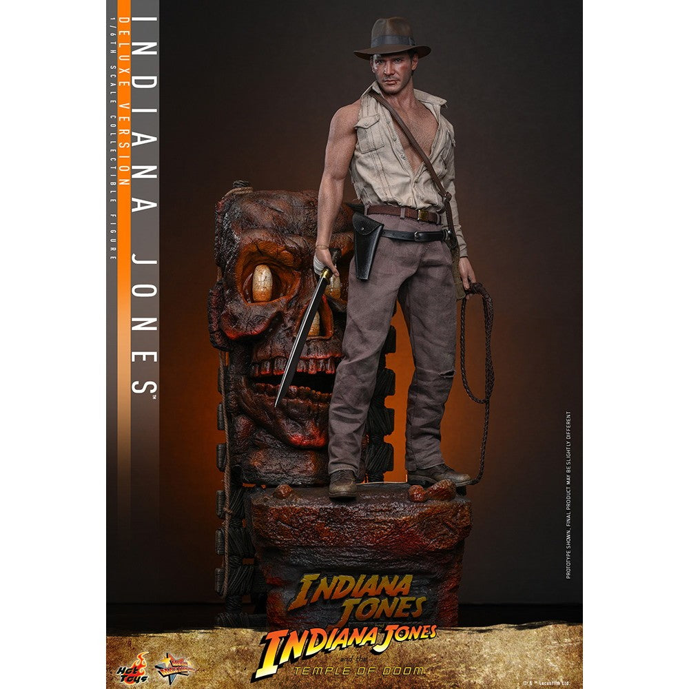 【予約安心出荷】[FIG] ムービー・マスターピース インディアナ・ジョーンズ(デラックス版) インディ・ジョーンズ/魔宮の伝説 1/6 完成品 可動フィギュア(MM#861) ホットトイズ(2027年2月)