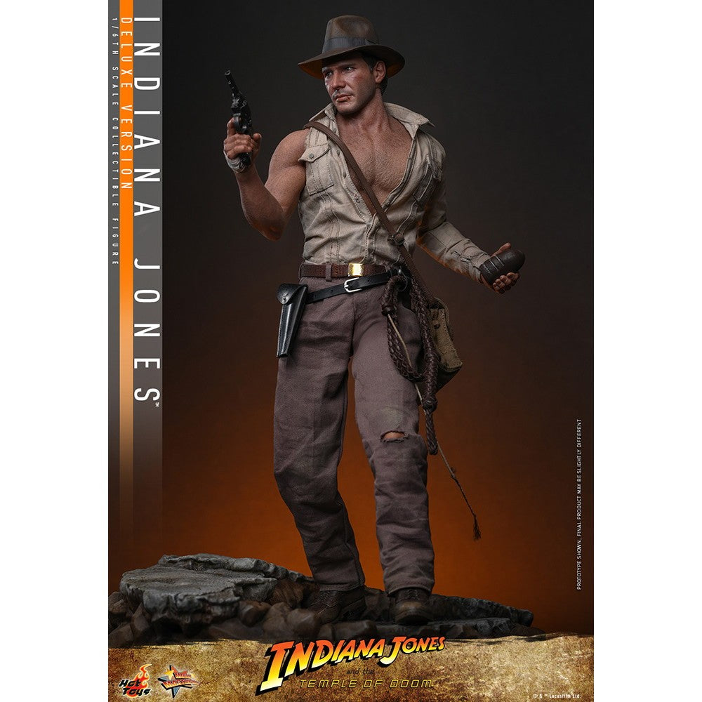 【予約安心出荷】[FIG] ムービー・マスターピース インディアナ・ジョーンズ(デラックス版) インディ・ジョーンズ/魔宮の伝説 1/6 完成品 可動フィギュア(MM#861) ホットトイズ(2027年2月)