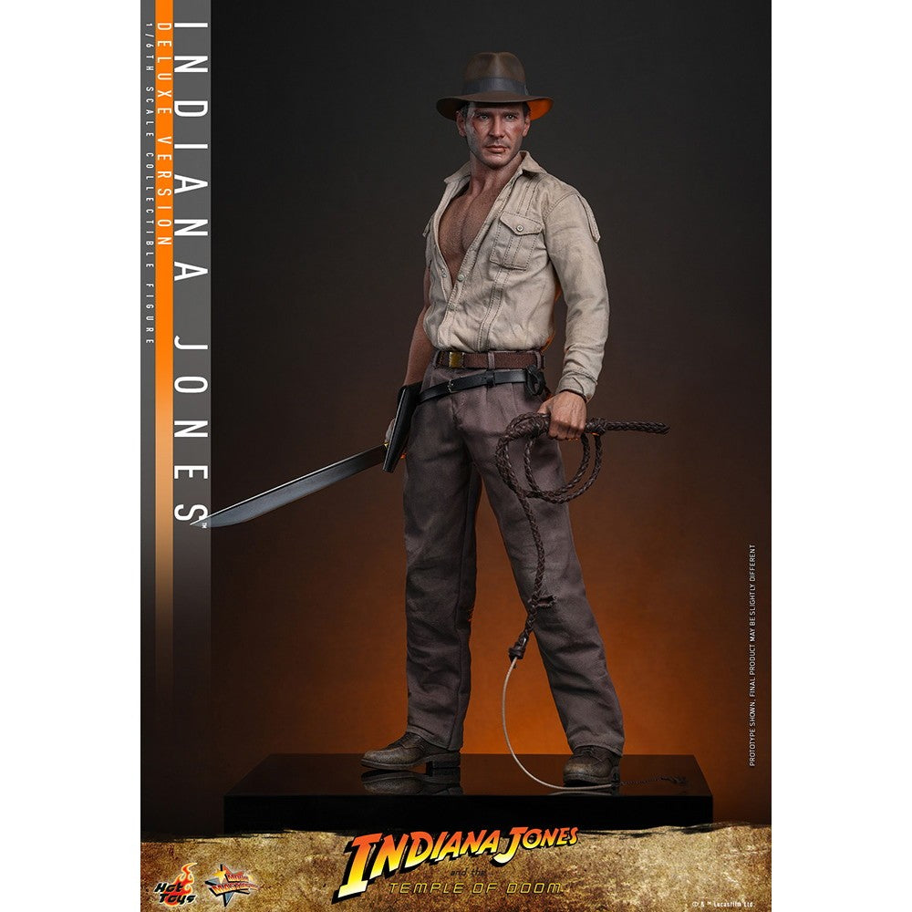 【予約安心出荷】[FIG] ムービー・マスターピース インディアナ・ジョーンズ(デラックス版) インディ・ジョーンズ/魔宮の伝説 1/6 完成品 可動フィギュア(MM#861) ホットトイズ(2027年2月)