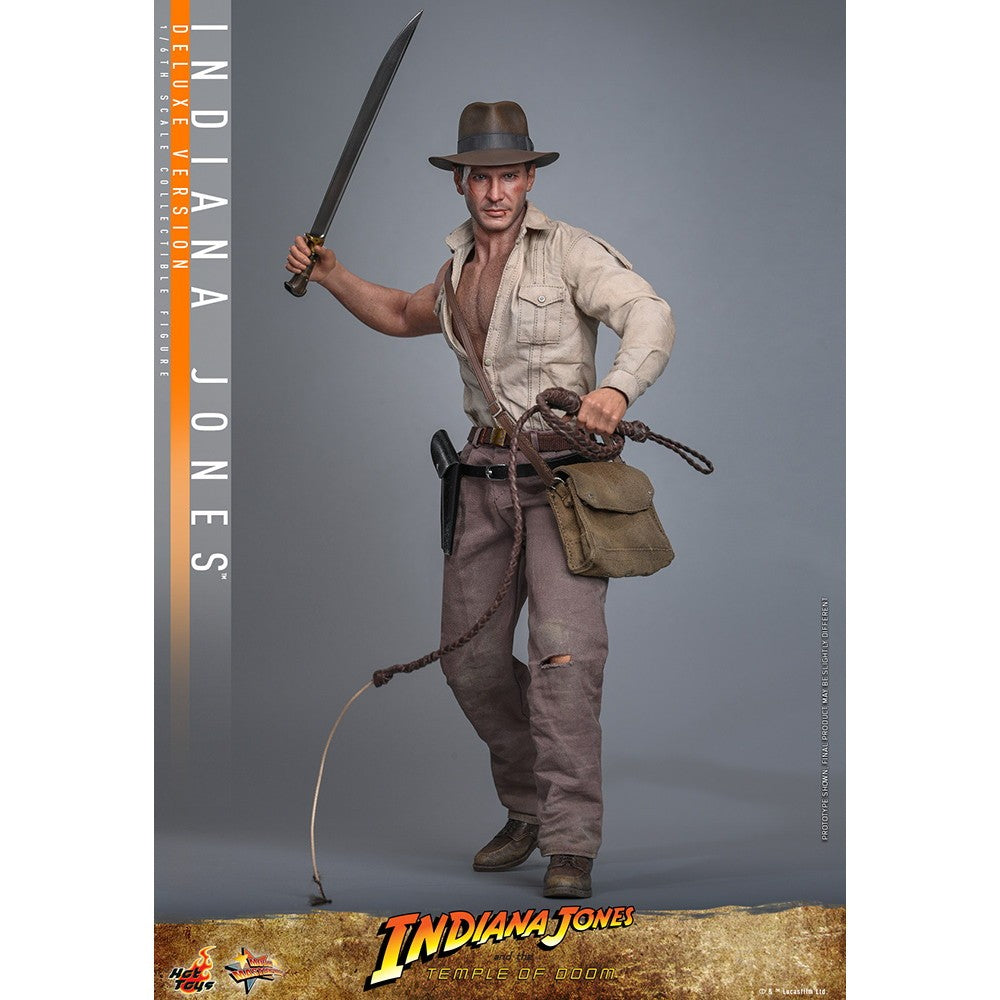 【予約安心出荷】[FIG] ムービー・マスターピース インディアナ・ジョーンズ(デラックス版) インディ・ジョーンズ/魔宮の伝説 1/6 完成品 可動フィギュア(MM#861) ホットトイズ(2027年2月)