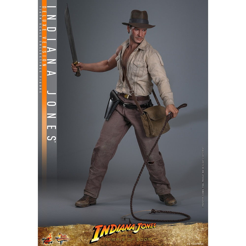 【予約安心出荷】[FIG] ムービー・マスターピース インディアナ・ジョーンズ(デラックス版) インディ・ジョーンズ/魔宮の伝説 1/6 完成品 可動フィギュア(MM#861) ホットトイズ(2027年2月)