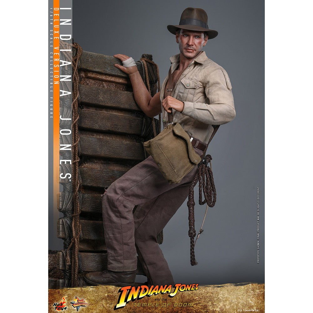 【予約安心出荷】[FIG] ムービー・マスターピース インディアナ・ジョーンズ(デラックス版) インディ・ジョーンズ/魔宮の伝説 1/6 完成品 可動フィギュア(MM#861) ホットトイズ(2027年2月)
