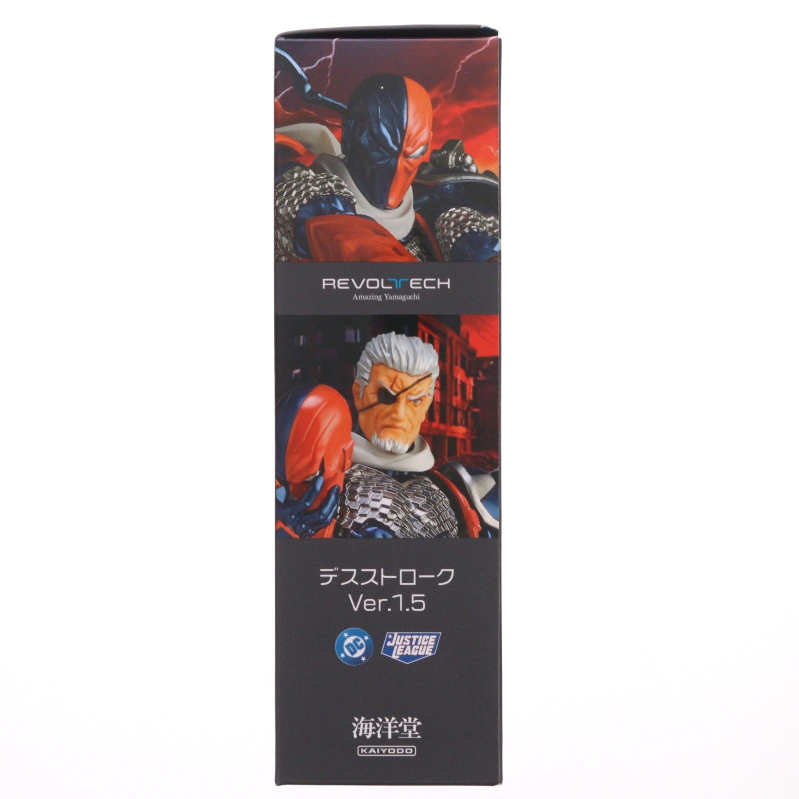 【中古即納】[FIG] 海洋堂直営店限定特典付属 リボルテック アメイジング・ヤマグチ デスストローク Ver.1.5 DC UNIVERSE(DCユニバース) 完成品 可動フィギュア(NR059) 海洋堂(20250523)