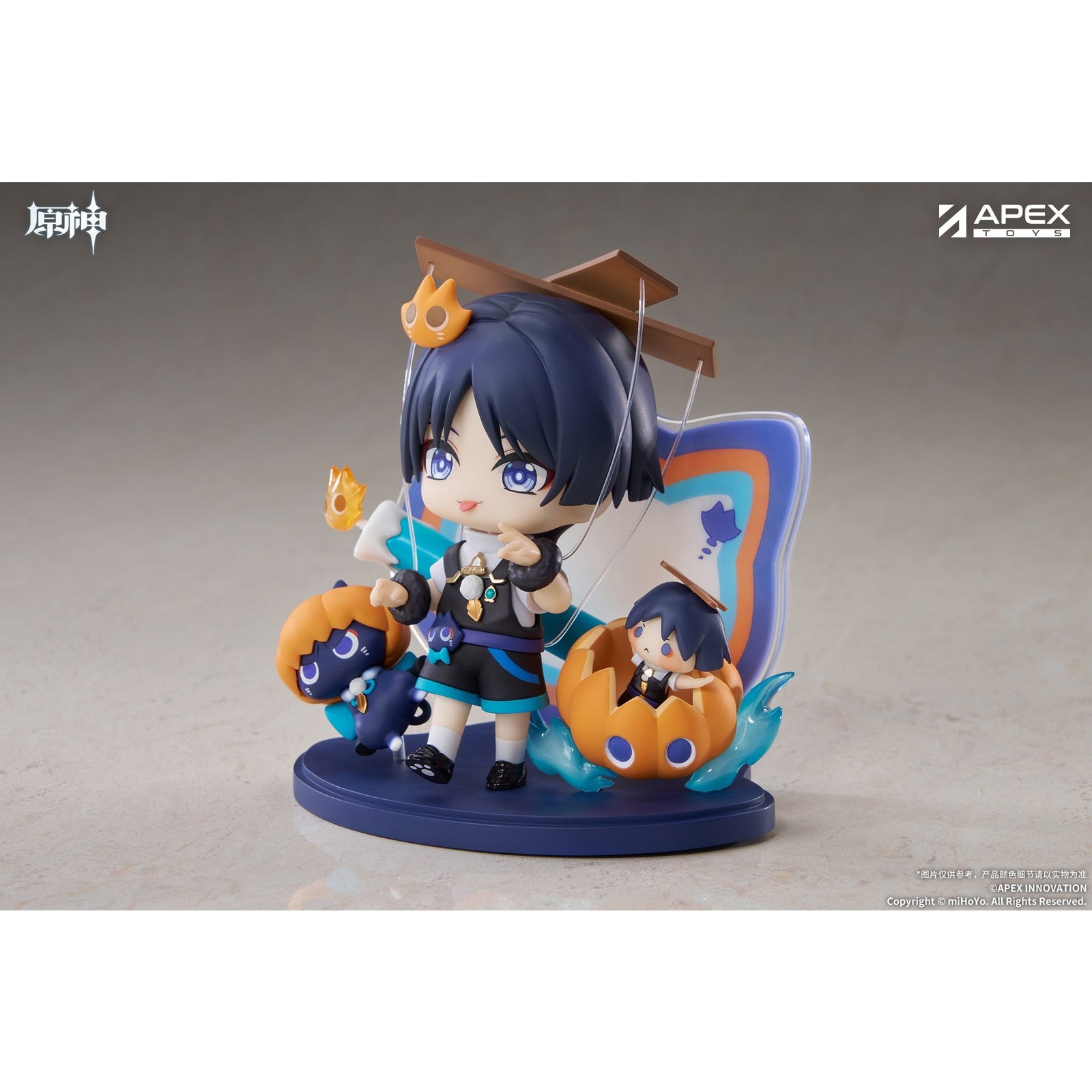 【予約安心出荷】[FIG] 色紙付属 幽夜綺想シリーズ ちびキャラフィギュア 放浪者 原神 完成品 APEX(エーペックス)(2027年1月)