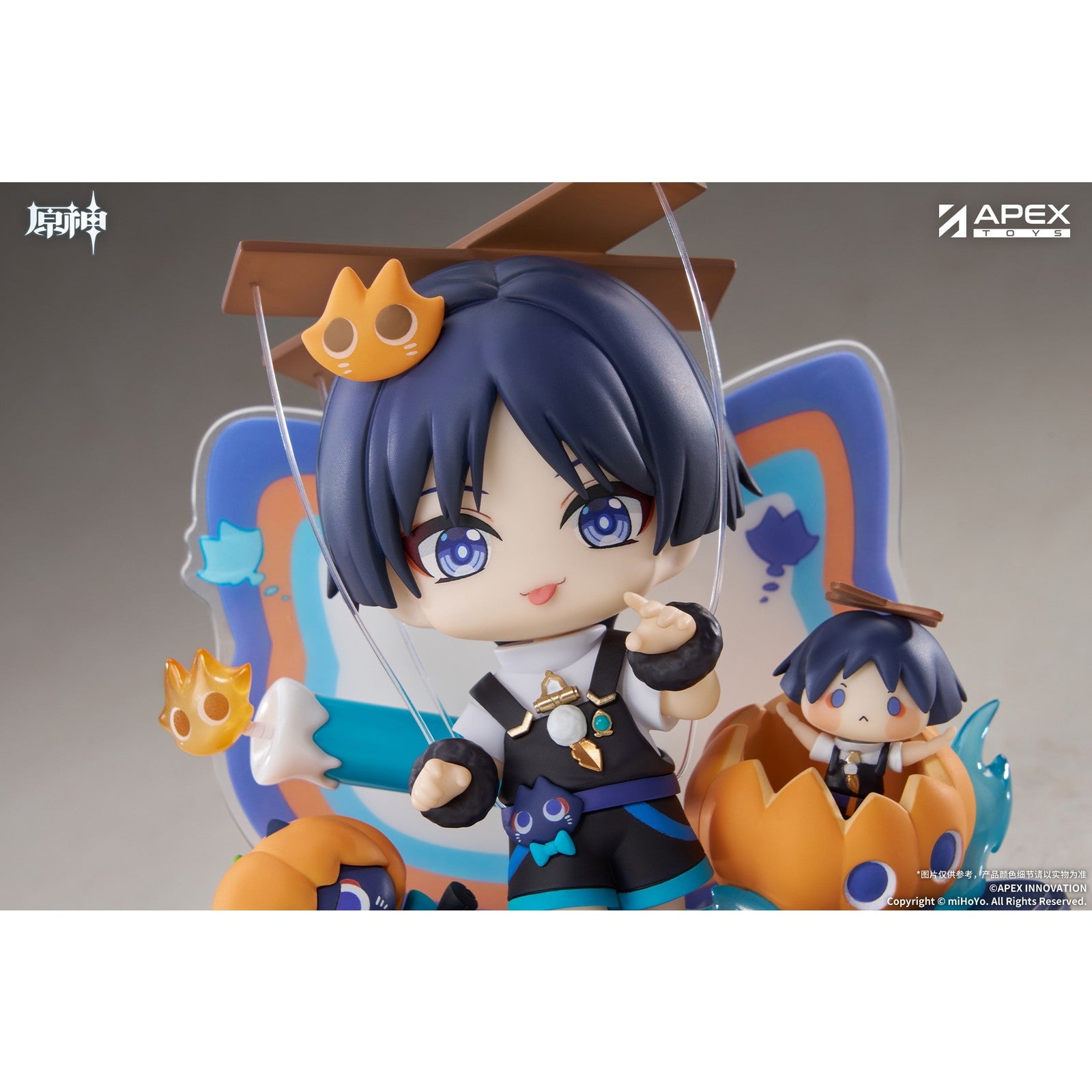 【予約安心出荷】[FIG] 色紙付属 幽夜綺想シリーズ ちびキャラフィギュア 放浪者 原神 完成品 APEX(エーペックス)(2027年1月)