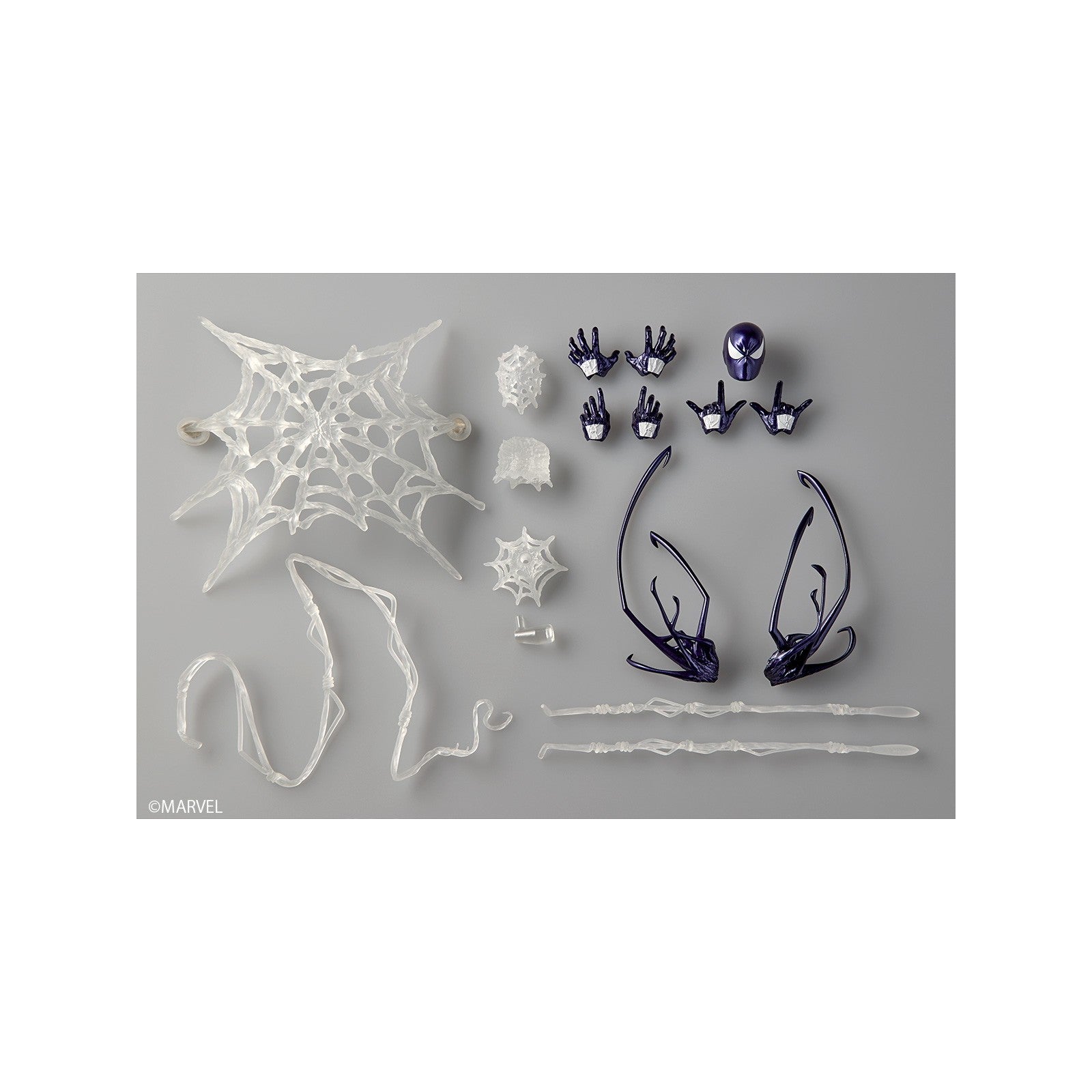 【予約安心出荷】[FIG] リボルテック アメイジング・ヤマグチ シンビオート・スパイダーマン(パープル Ver.) 完成品 可動フィギュア(NR106) 海洋堂(2026年7月)