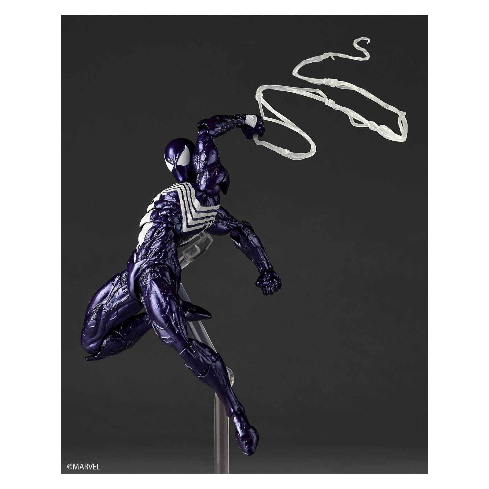 【予約安心出荷】[FIG] リボルテック アメイジング・ヤマグチ シンビオート・スパイダーマン(パープル Ver.) 完成品 可動フィギュア(NR106) 海洋堂(2026年7月)