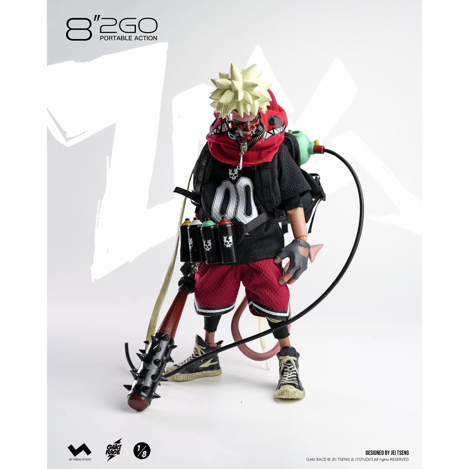 【予約安心出荷】[FIG] 予約限定特典付属 8 2GO GAKIRACE- ZAIKI 1/8 完成品 可動フィギュア JEI TSENG STUDIO(2026年3月)