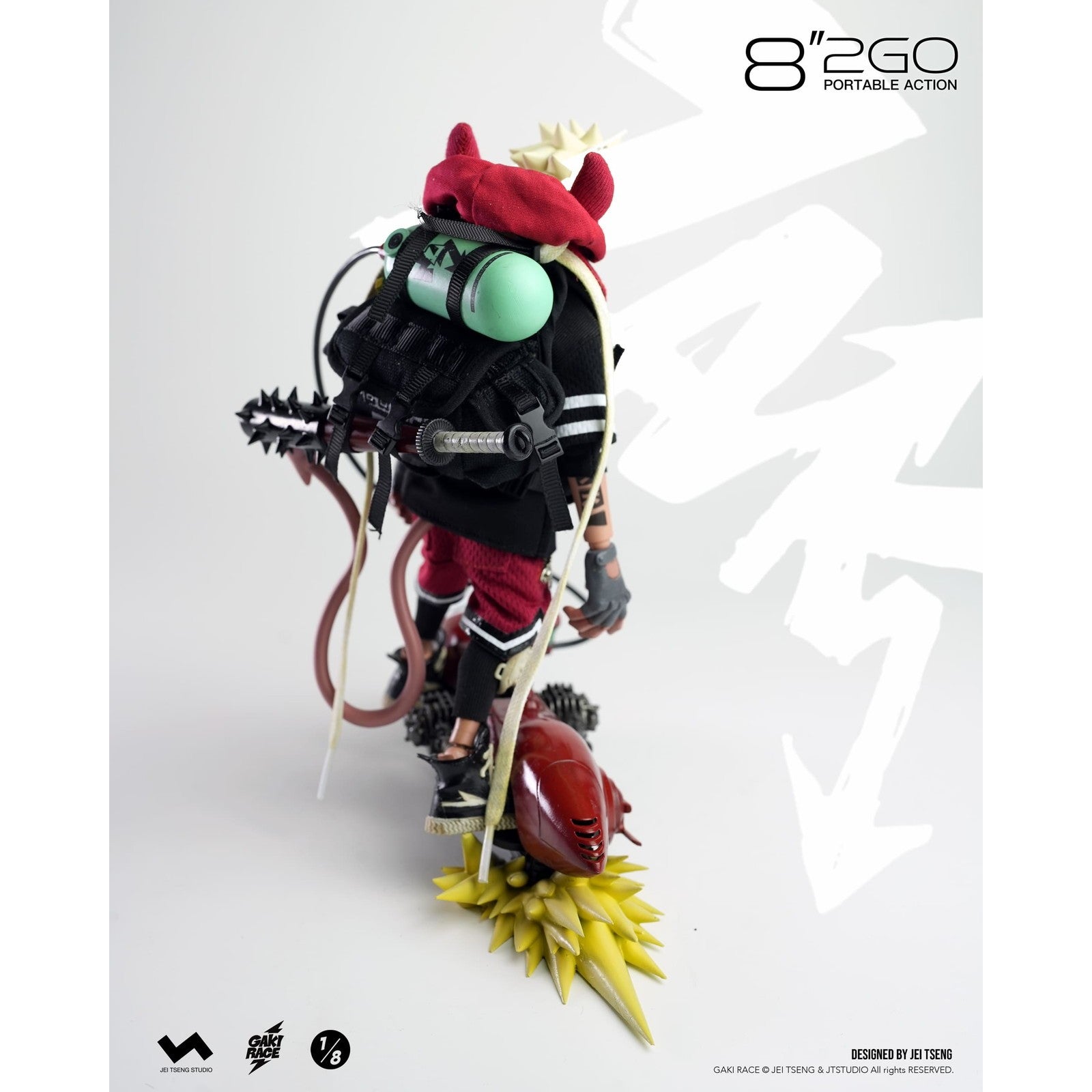 【予約安心出荷】[FIG] 予約限定特典付属 8 2GO GAKIRACE- ZAIKI 1/8 完成品 可動フィギュア JEI TSENG STUDIO(2026年3月)