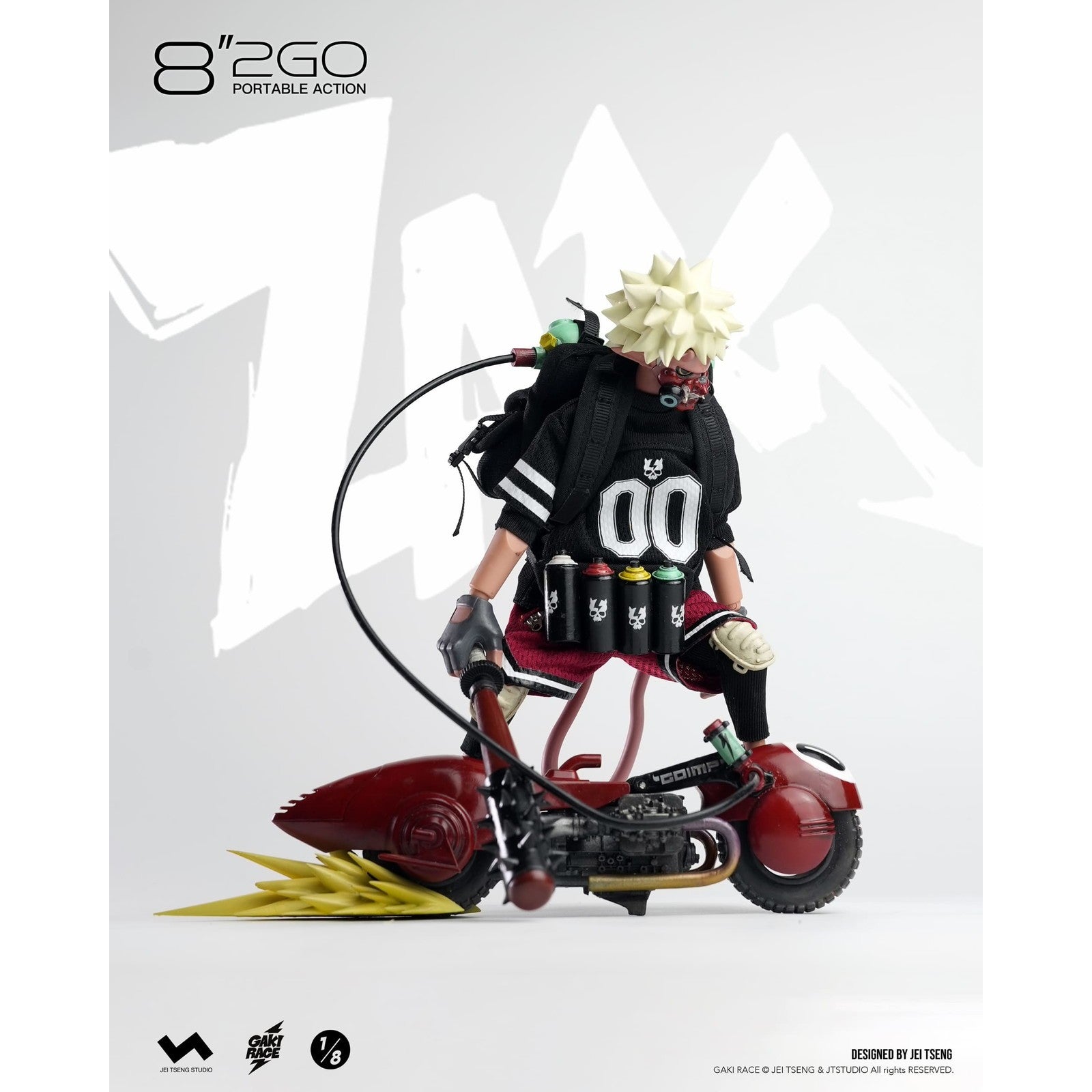 【予約安心出荷】[FIG] 予約限定特典付属 8 2GO GAKIRACE- ZAIKI 1/8 完成品 可動フィギュア JEI TSENG STUDIO(2026年3月)