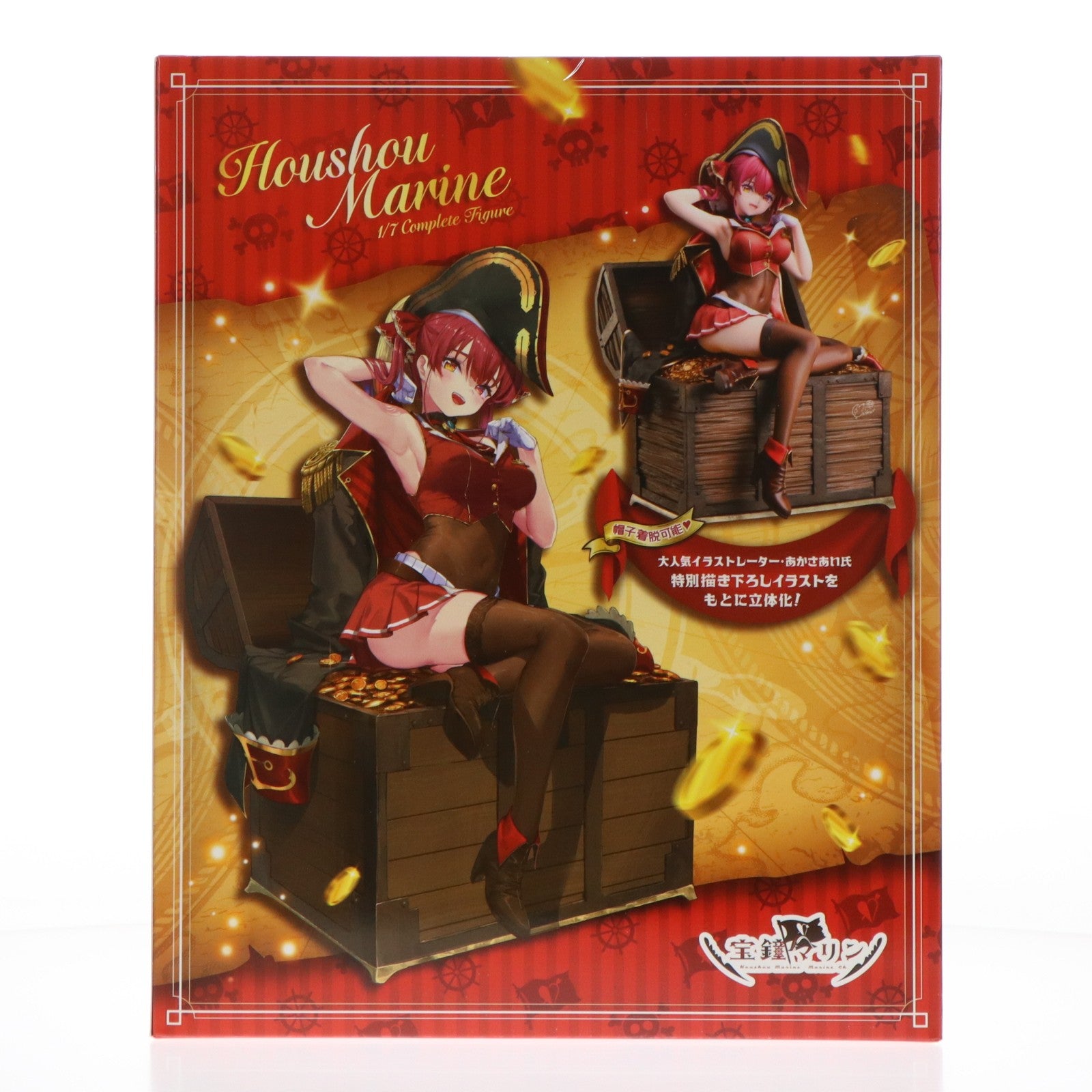 【中古即納】[FIG] 宝鐘マリン(ほうしょうまりん) ホロライブプロダクション 1/7 完成品 フィギュア デザインココ(20251231)
