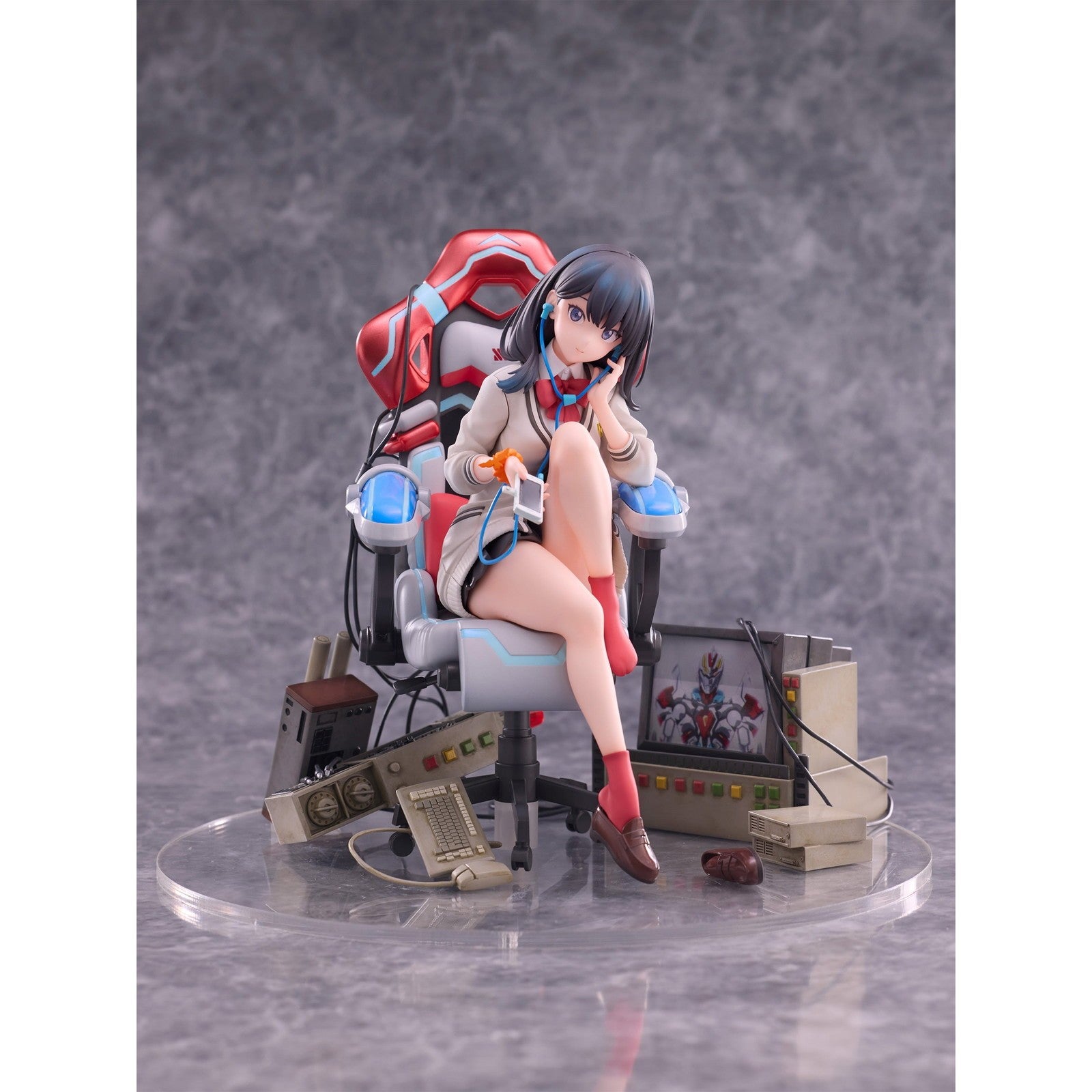 【予約安心出荷】[FIG] 宝多六花(たからだりっか) ゲーミングチェアver. SSSS.GRIDMAN(グリッドマン) 1/7 完成品 フィギュア(AMU-FNX1218) フリュー(2026年10月)