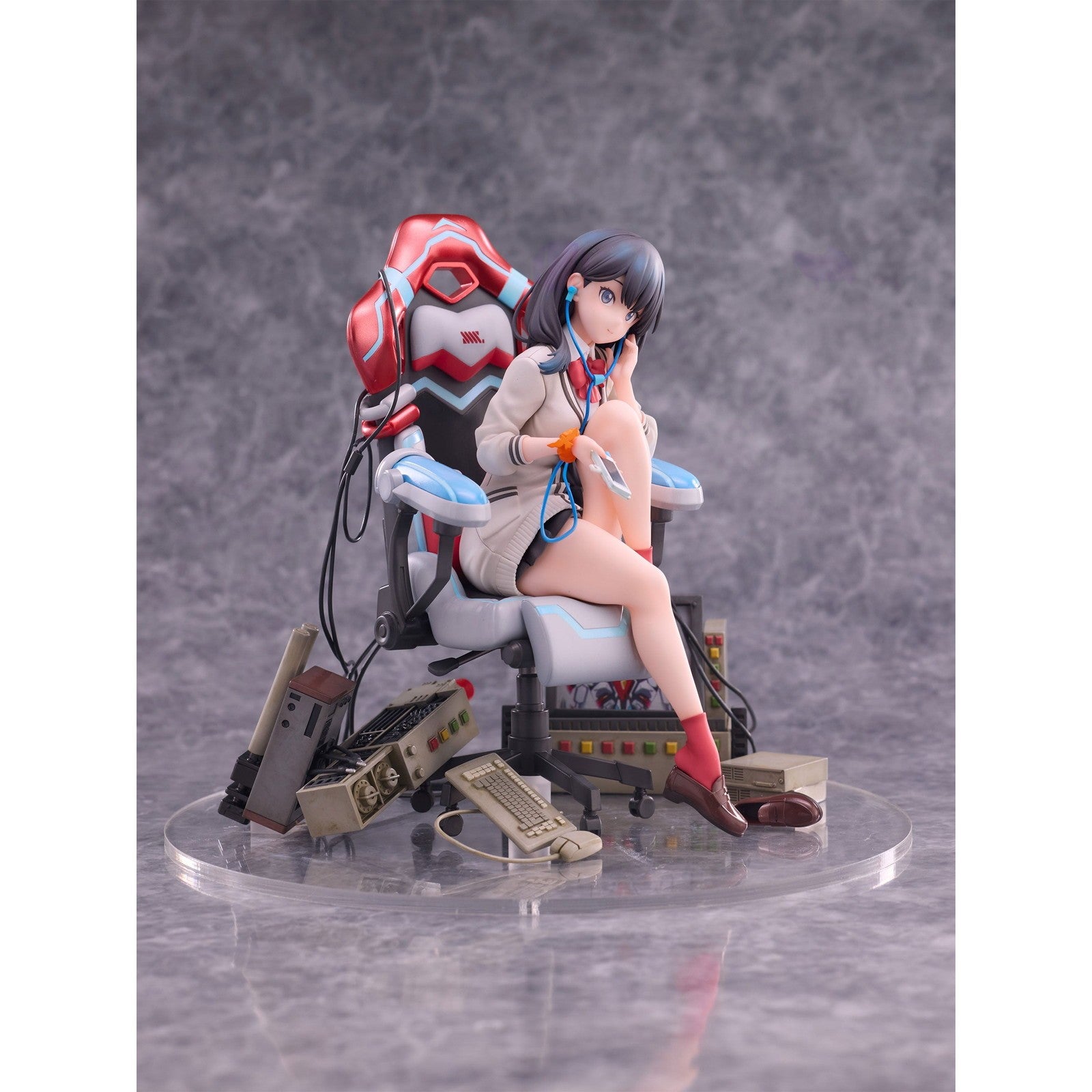 【予約安心出荷】[FIG] 宝多六花(たからだりっか) ゲーミングチェアver. SSSS.GRIDMAN(グリッドマン) 1/7 完成品 フィギュア(AMU-FNX1218) フリュー(2026年10月)
