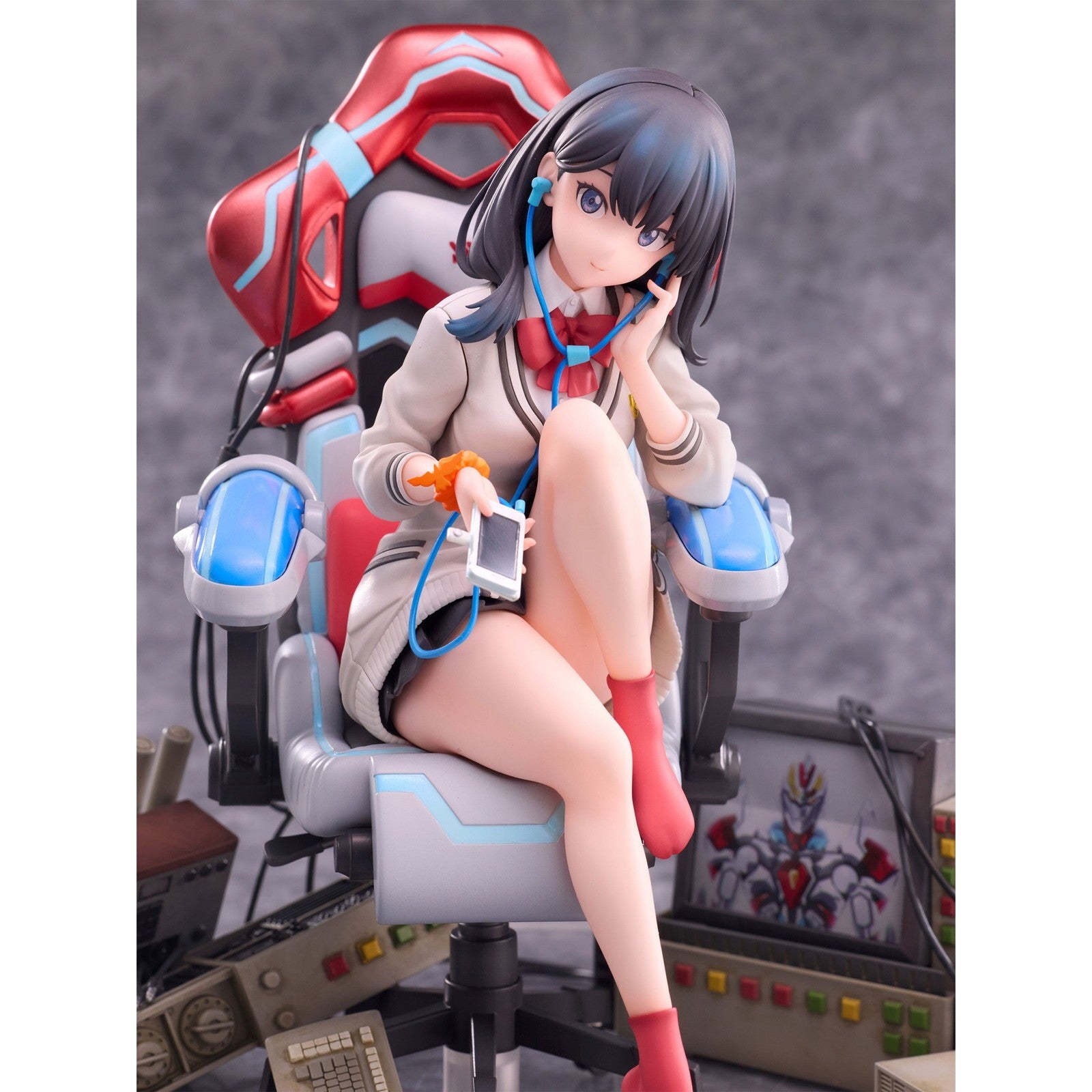 【予約安心出荷】[FIG] 宝多六花(たからだりっか) ゲーミングチェアver. SSSS.GRIDMAN(グリッドマン) 1/7 完成品 フィギュア(AMU-FNX1218) フリュー(2026年10月)