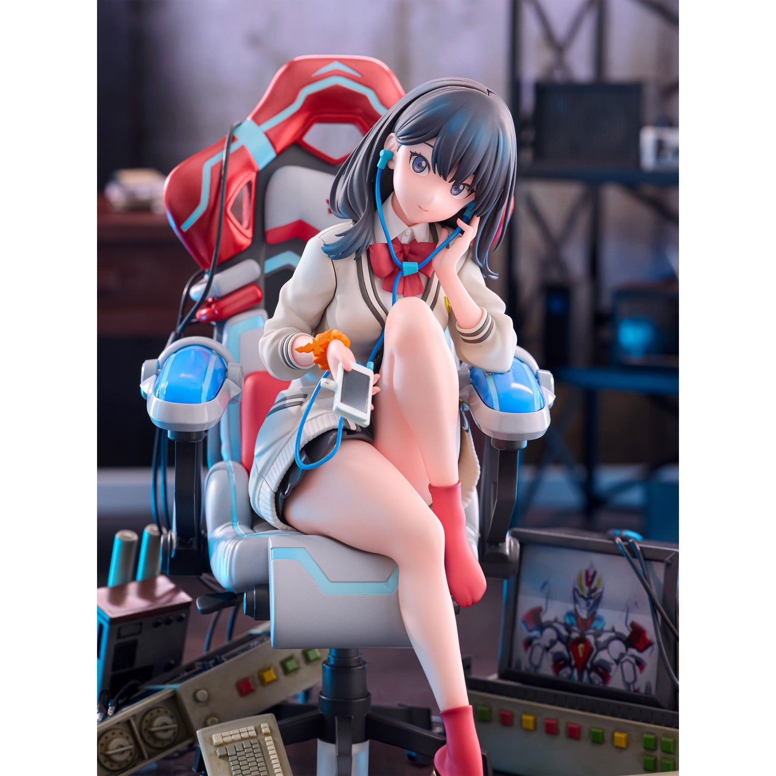 【予約安心出荷】[FIG] 宝多六花(たからだりっか) ゲーミングチェアver. SSSS.GRIDMAN(グリッドマン) 1/7 完成品 フィギュア(AMU-FNX1218) フリュー(2026年10月)