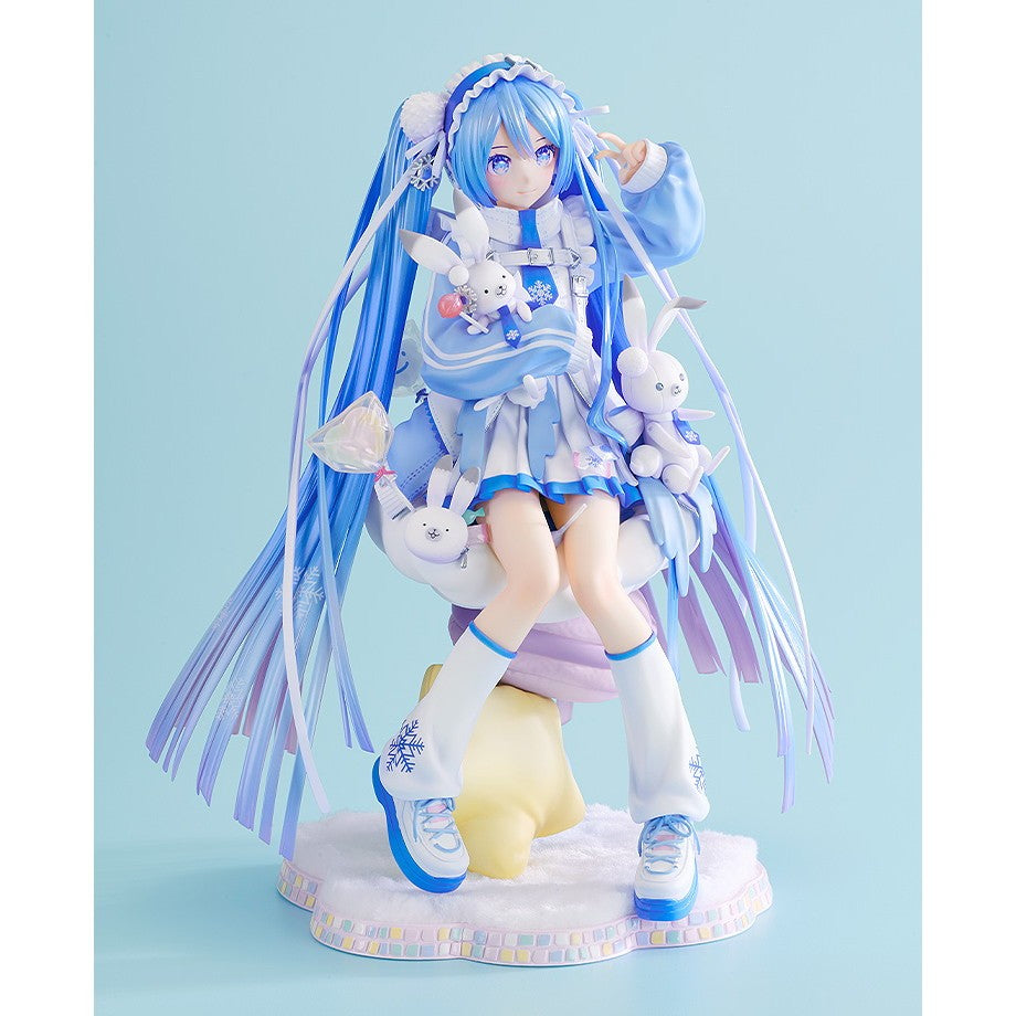 【予約安心出荷】[FIG] 雪ミク Yukiiro Pop Ver. キャラクター・ボーカル・シリーズ01 初音ミク 1/7 完成品 フィギュア グッドスマイルカンパニー(2027年3月)