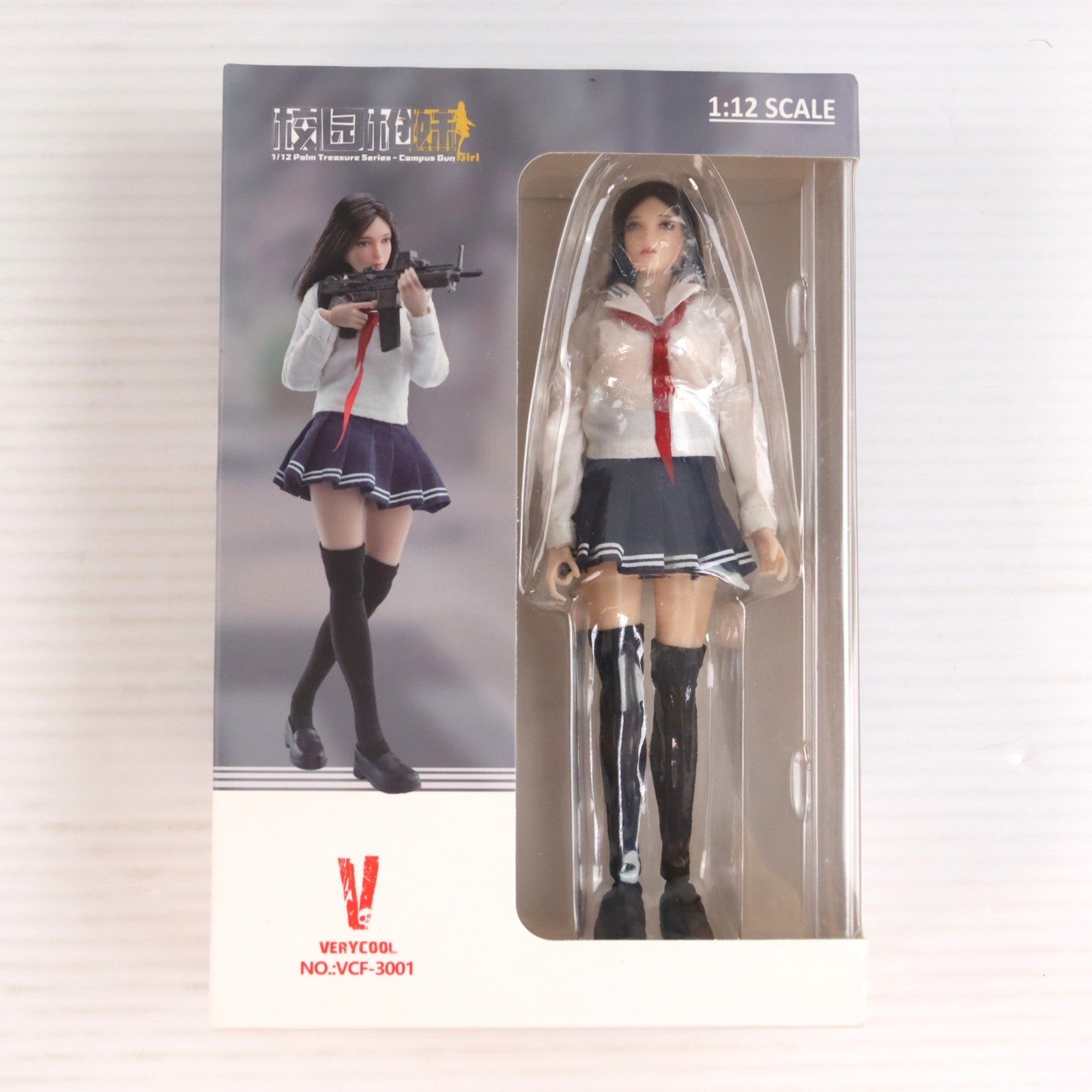 【中古即納】[FIG] パルムトレジャーシリーズ キャンパス ガン ガール(C.G.G) 1/12 完成品 アクションフィギュア(VCF-3001)(海外流通版) ベリークール(20200831)