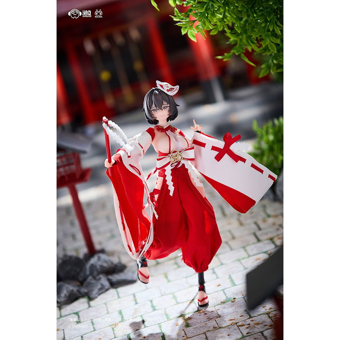 【予約安心出荷】[FIG] 初回生産限定特典付属 戦闘巫女 上藤桔梗(うえふじききょう) 1/12 完成品 可動フィギュア 溯行Sushing(スシーン)(2026年11月)