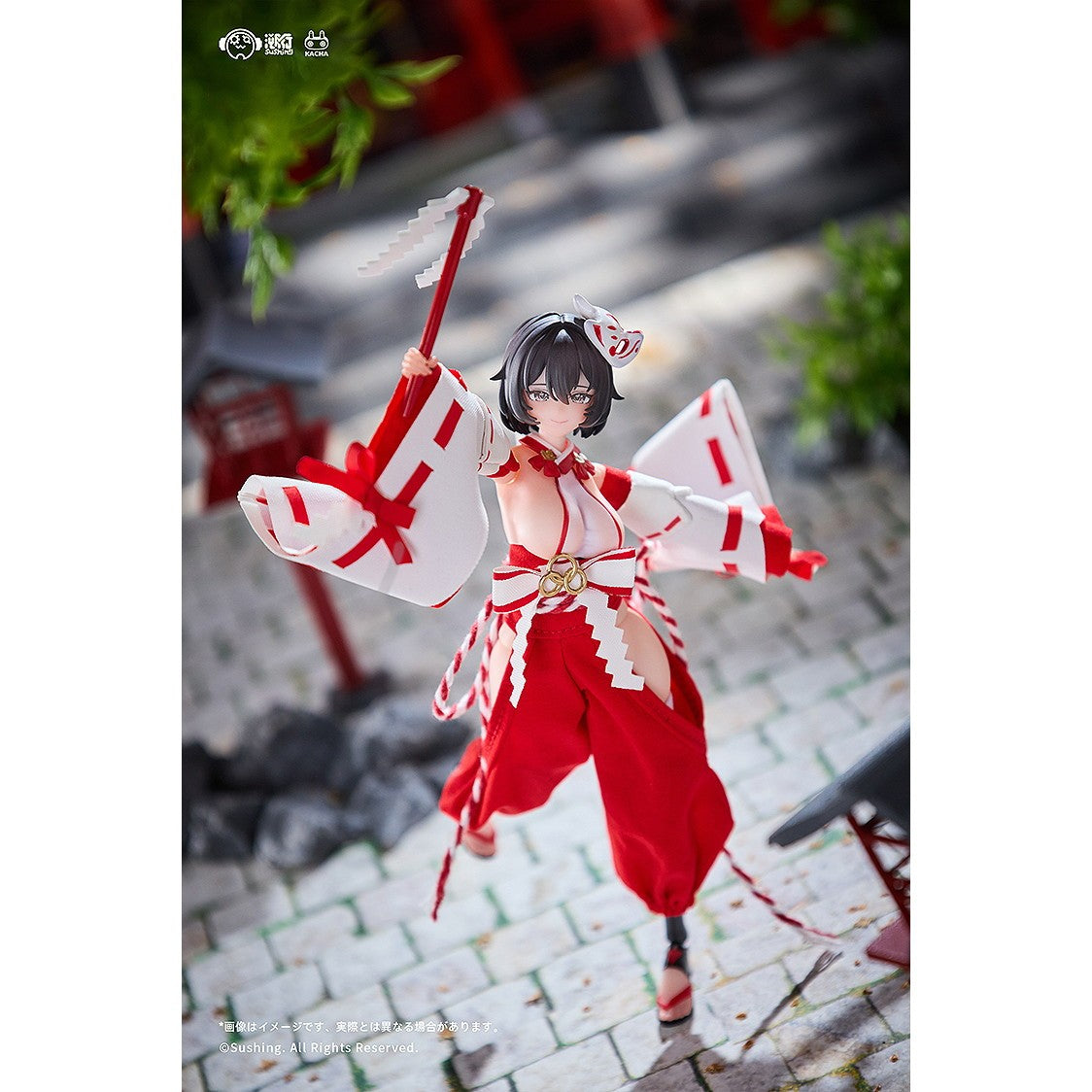【予約安心出荷】[FIG] 初回生産限定特典付属 戦闘巫女 上藤桔梗(うえふじききょう) 1/12 完成品 可動フィギュア 溯行Sushing(スシーン)(2026年11月)