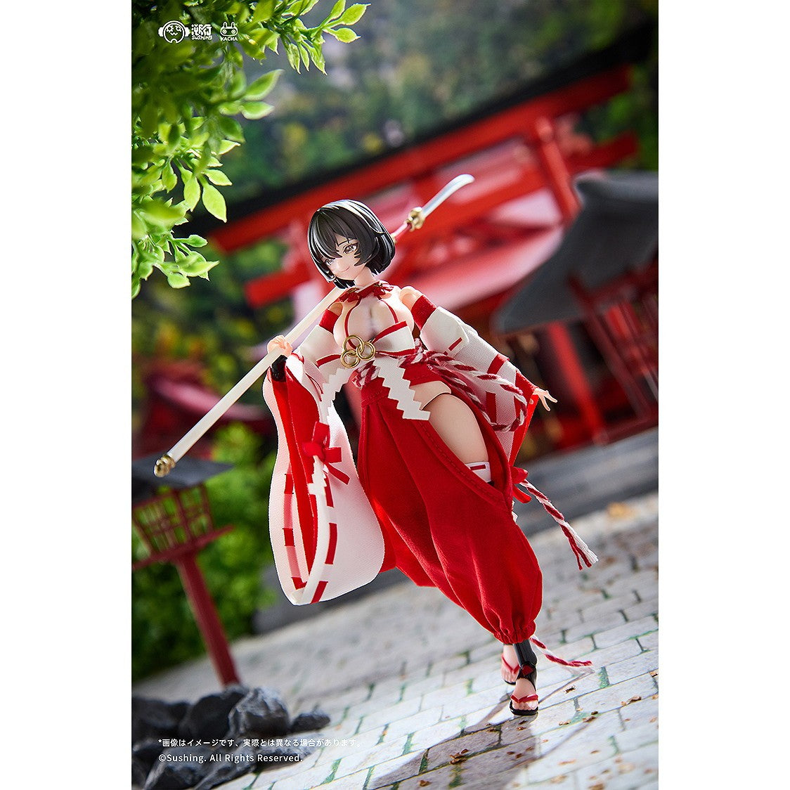 【予約安心出荷】[FIG] 初回生産限定特典付属 戦闘巫女 上藤桔梗(うえふじききょう) 1/12 完成品 可動フィギュア 溯行Sushing(スシーン)(2026年11月)