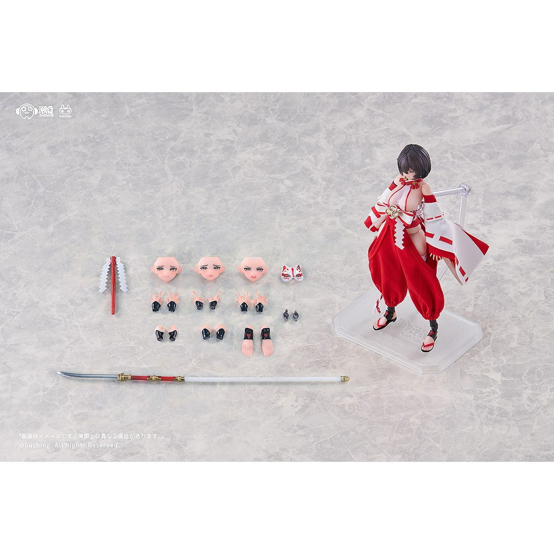 【予約安心出荷】[FIG] 初回生産限定特典付属 戦闘巫女 上藤桔梗(うえふじききょう) 1/12 完成品 可動フィギュア 溯行Sushing(スシーン)(2026年11月)