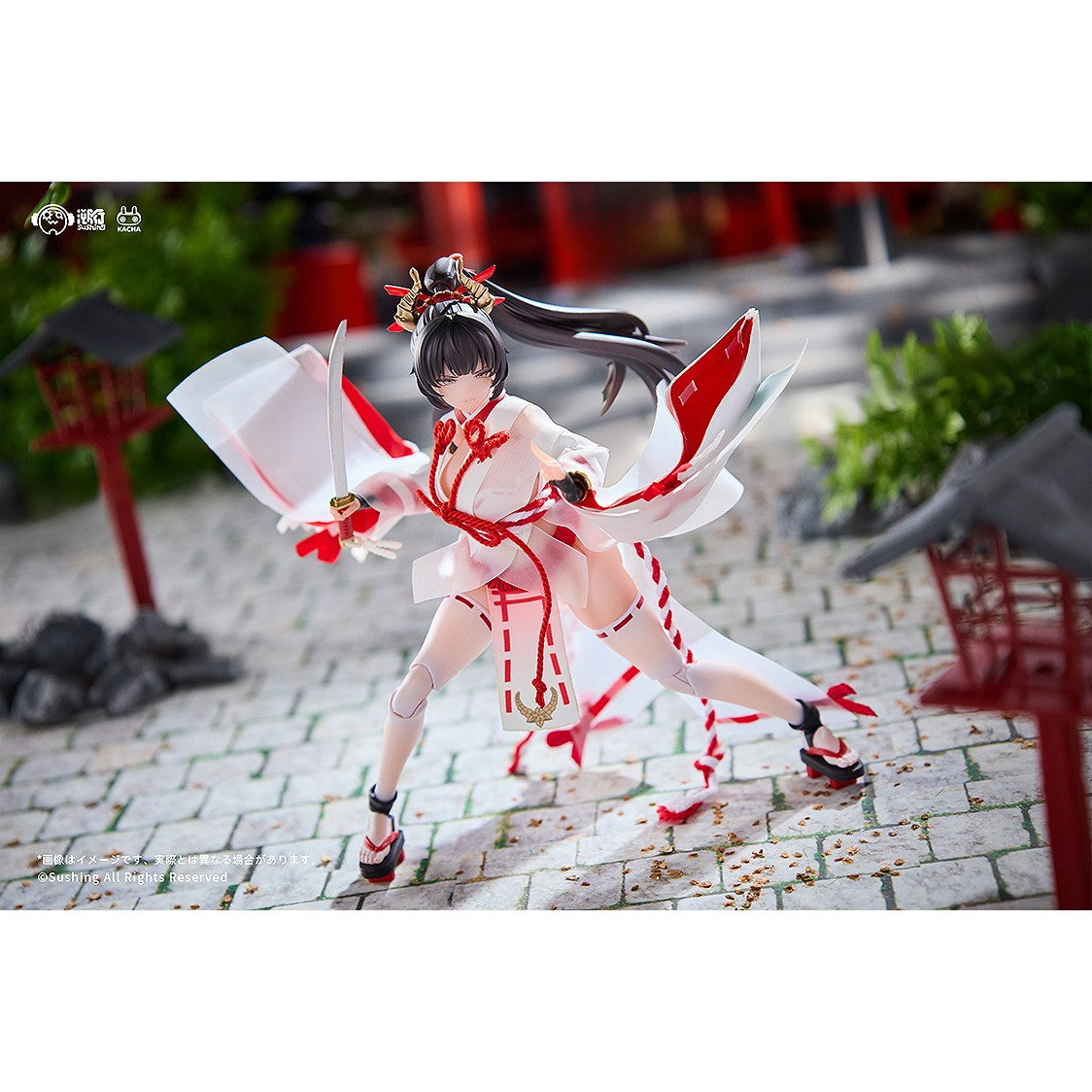 【予約安心出荷】[FIG] 初回生産限定特典付属 戦闘巫女 上藤櫻(うえふじさくら) 1/12 完成品 可動フィギュア 溯行Sushing(スシーン)(2026年11月)