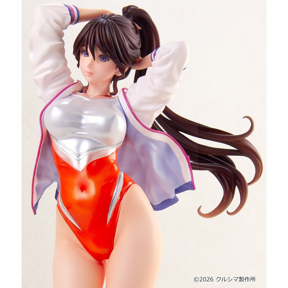 【予約安心出荷】[FIG] オリジナル やすみちゃんシリーズ No.254 蓮玖(れんきゅう)さん ～新体操部の練習が始まります～ 成形色アイボリー 1/7 レジンキャストキット フィギュア クルシマ製作所(2026年3月)