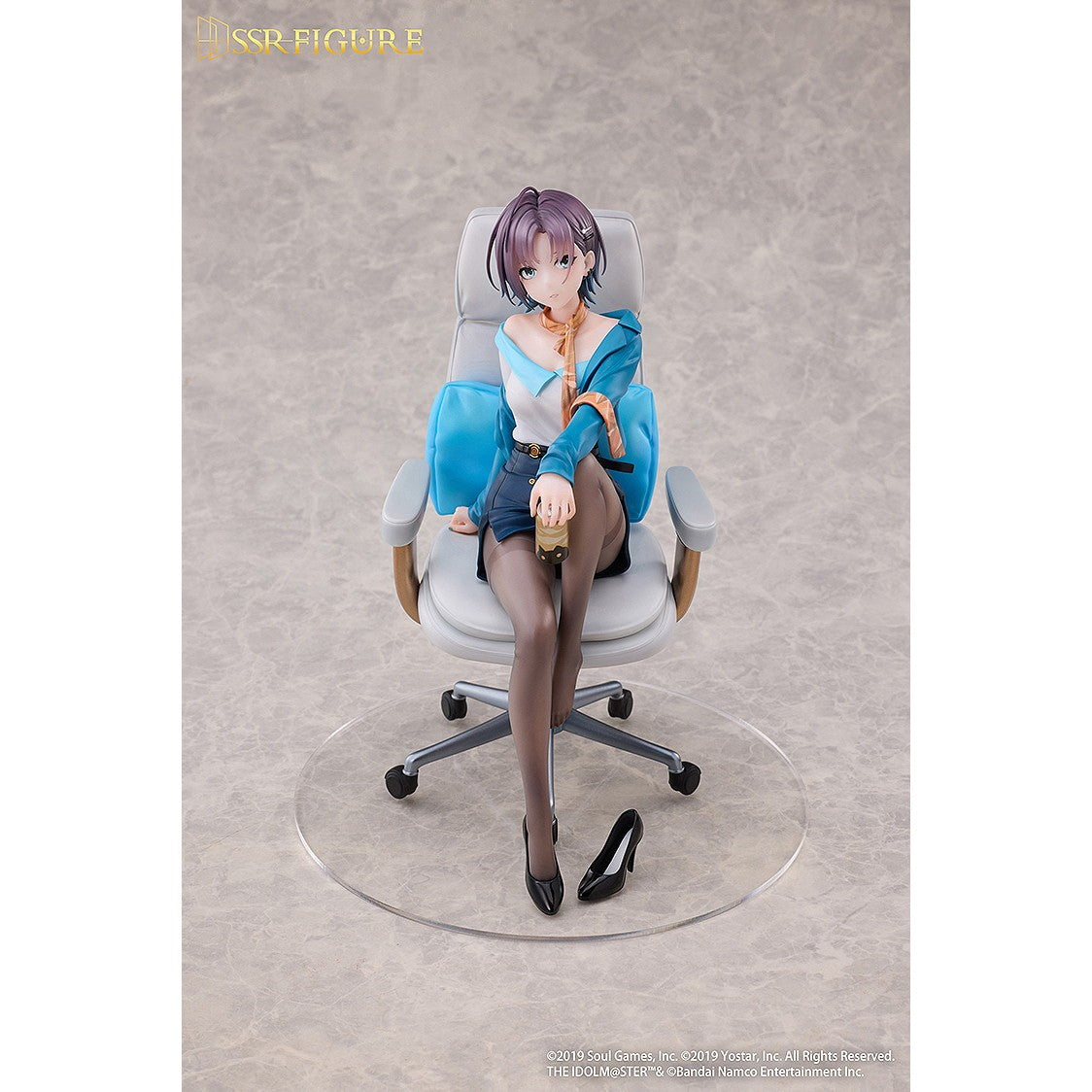 【予約安心出荷】[FIG] アクリル麻雀牌付属 SSR FIGURE 浅倉透(あさくらとおる) おしごとエフォートレス Ver. アイドルマスター シャイニーカラーズ × 雀魂 1/7 完成品 フィギュア Infinity Studio(インフィニティスタジオ)(2026年11月)