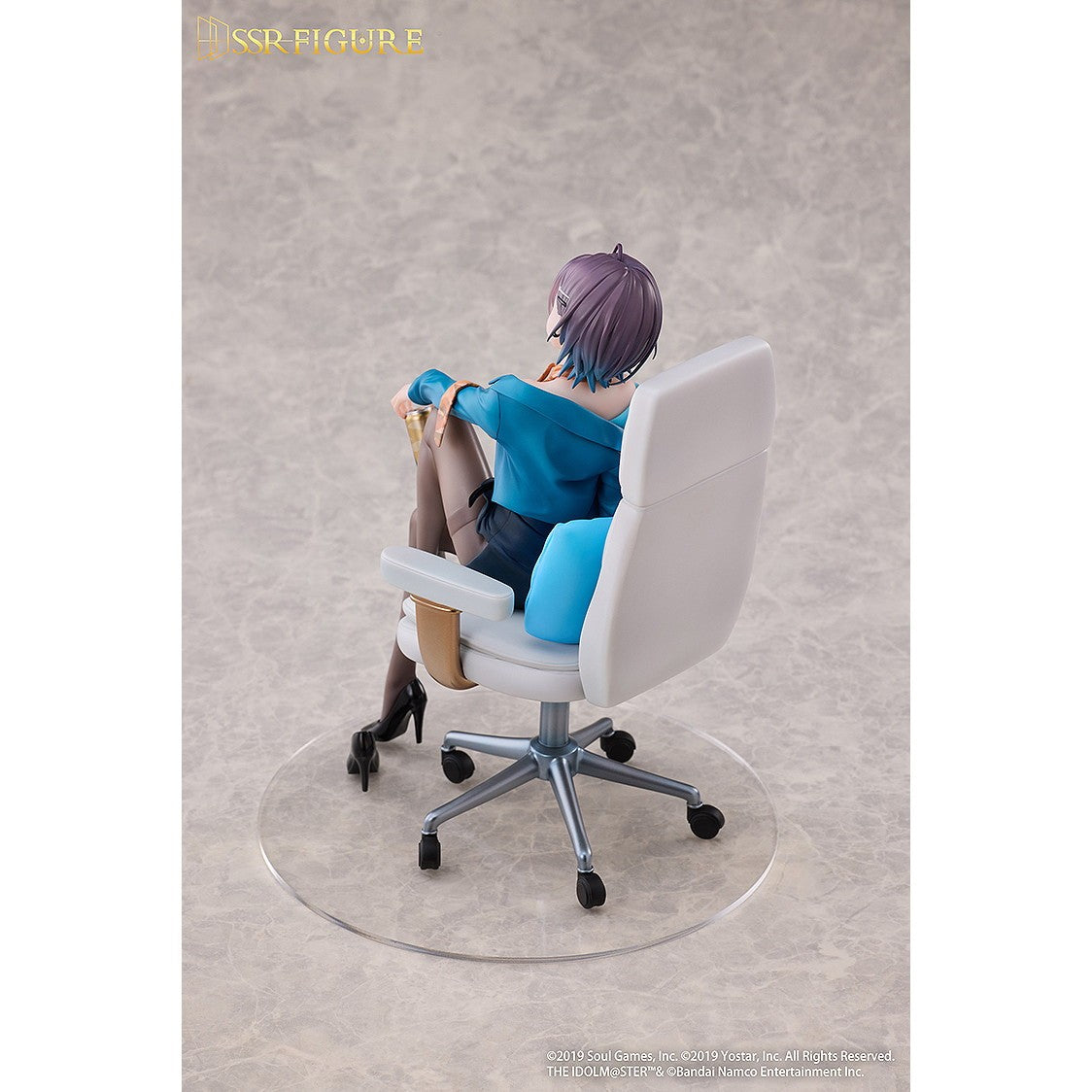 【予約安心出荷】[FIG] アクリル麻雀牌付属 SSR FIGURE 浅倉透(あさくらとおる) おしごとエフォートレス Ver. アイドルマスター シャイニーカラーズ × 雀魂 1/7 完成品 フィギュア Infinity Studio(インフィニティスタジオ)(2026年11月)