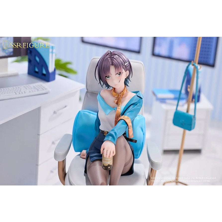 【予約安心出荷】[FIG] アクリル麻雀牌付属 SSR FIGURE 浅倉透(あさくらとおる) おしごとエフォートレス Ver. アイドルマスター シャイニーカラーズ × 雀魂 1/7 完成品 フィギュア Infinity Studio(インフィニティスタジオ)(2026年11月)