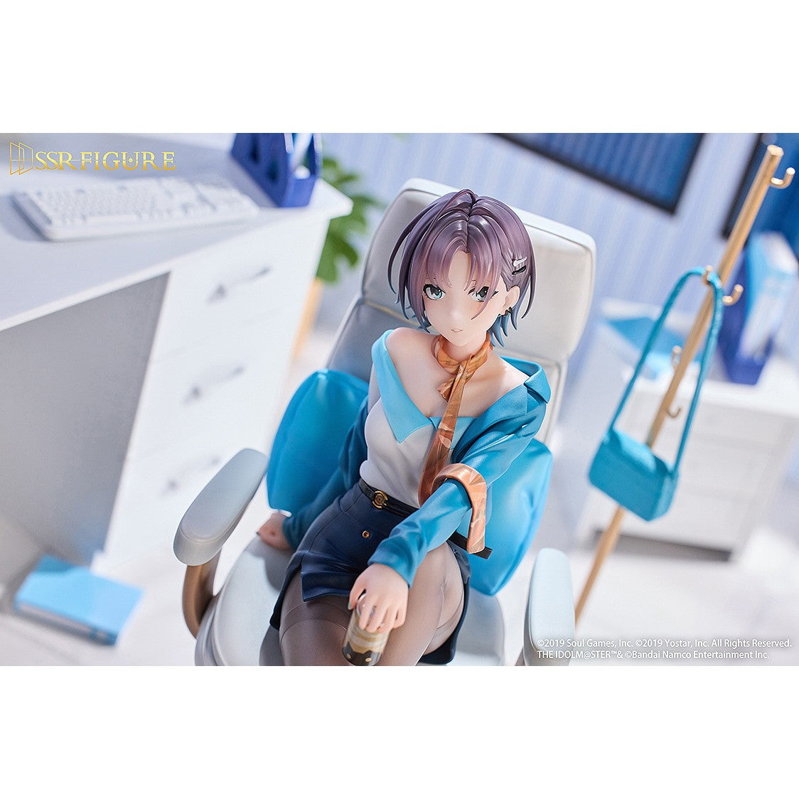 【予約安心出荷】[FIG] アクリル麻雀牌付属 SSR FIGURE 浅倉透(あさくらとおる) おしごとエフォートレス Ver. アイドルマスター シャイニーカラーズ × 雀魂 1/7 完成品 フィギュア Infinity Studio(インフィニティスタジオ)(2026年11月)