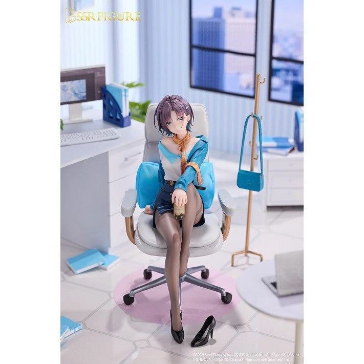【予約安心出荷】[FIG] アクリル麻雀牌付属 SSR FIGURE 浅倉透(あさくらとおる) おしごとエフォートレス Ver. アイドルマスター シャイニーカラーズ × 雀魂 1/7 完成品 フィギュア Infinity Studio(インフィニティスタジオ)(2026年11月)