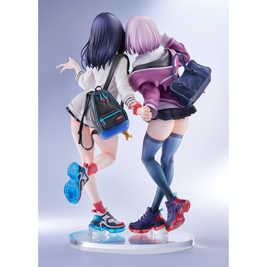 【予約安心出荷】[FIG] 宝多六花(たからだりっか)&新条アカネ(しんじょうあかね) feat. トリダモノ SSSS.GRIDMAN(グリッドマン) 1/7 完成品 フィギュア グッドスマイルカンパニー(2027年2月)