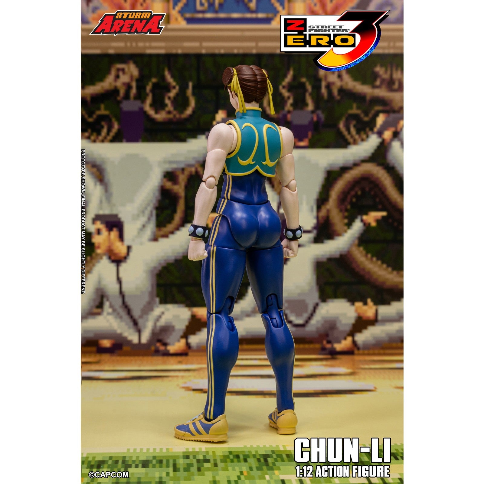 【予約安心出荷】[FIG] Storm Arena(ストームアリーナ) 春麗(チュンリー) ストリートファイターZERO3 1/12 完成品 可動フィギュア(SFSA06) ストームコレクティブルズ(2026年9月)