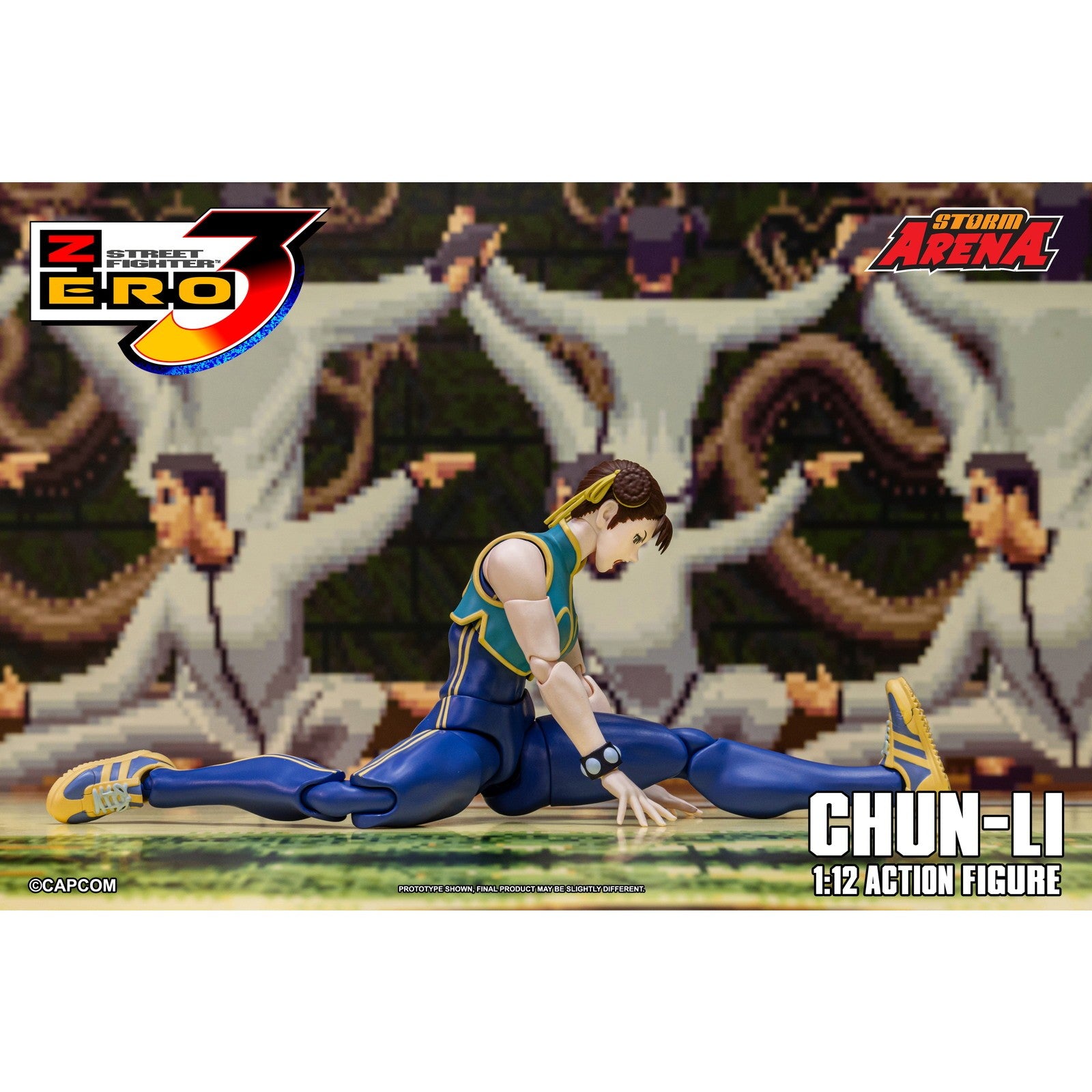 【予約安心出荷】[FIG] Storm Arena(ストームアリーナ) 春麗(チュンリー) ストリートファイターZERO3 1/12 完成品 可動フィギュア(SFSA06) ストームコレクティブルズ(2026年9月)