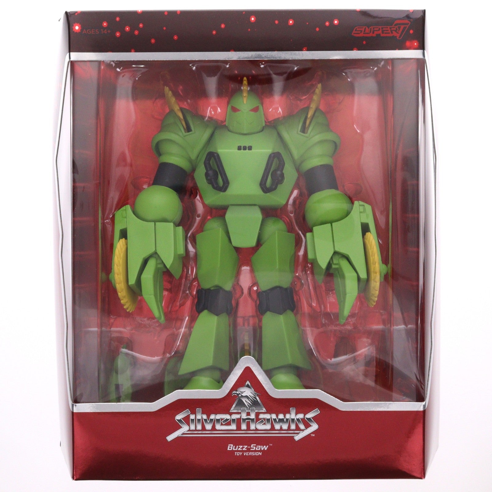 【中古即納】[FIG] バズソウ 1980`s レトロトイ ver シルバーホークス 完成品 アルティメイト 9インチ アクションフィギュア(海外流通版) スーパー7(20240630)