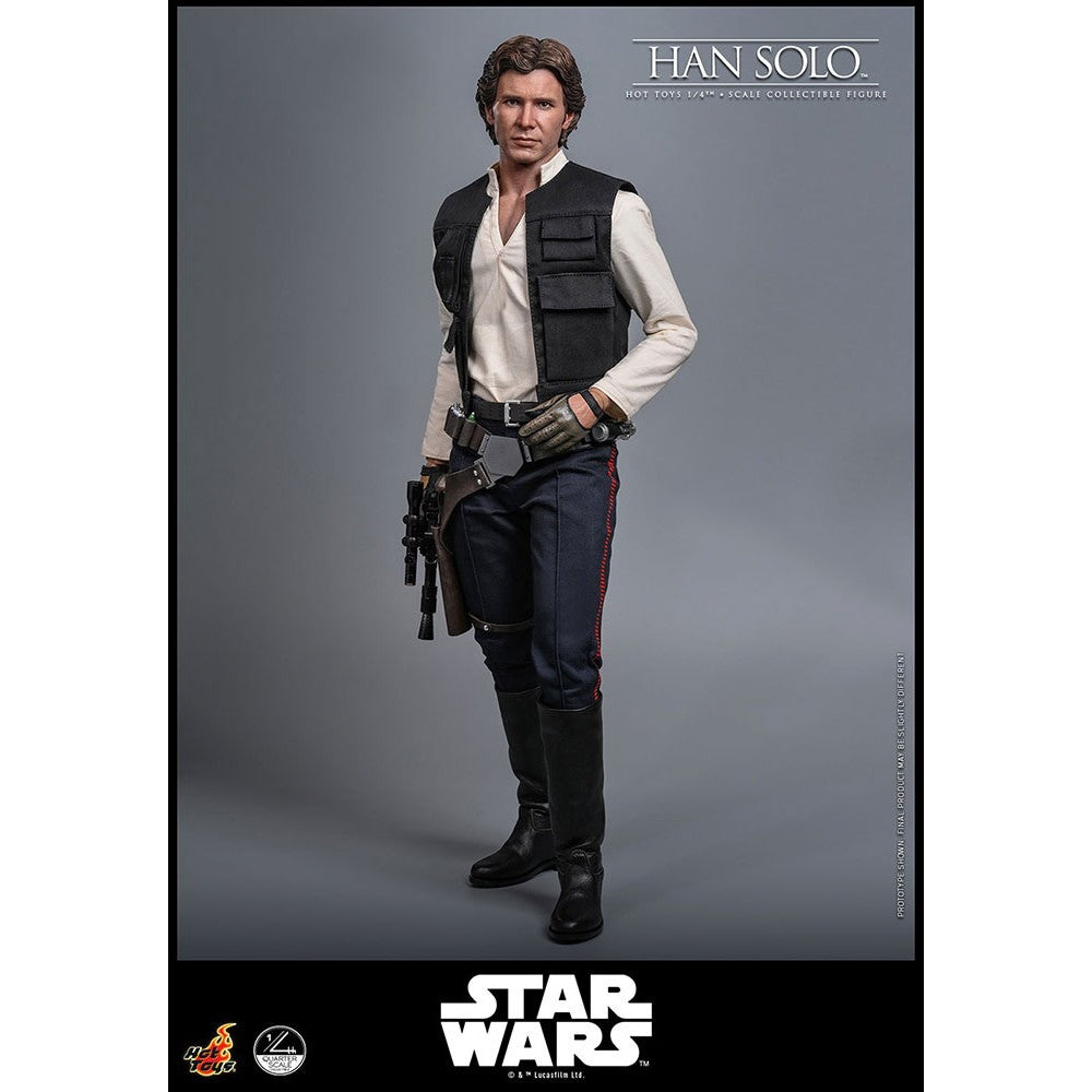 【予約安心出荷】[FIG] クオーター・スケール ハン・ソロ STAR WARS(スター・ウォーズ) エピソード4/新たなる希望 1/4 完成品 可動フィギュア(QS#026) ホットトイズ(2027年3月)
