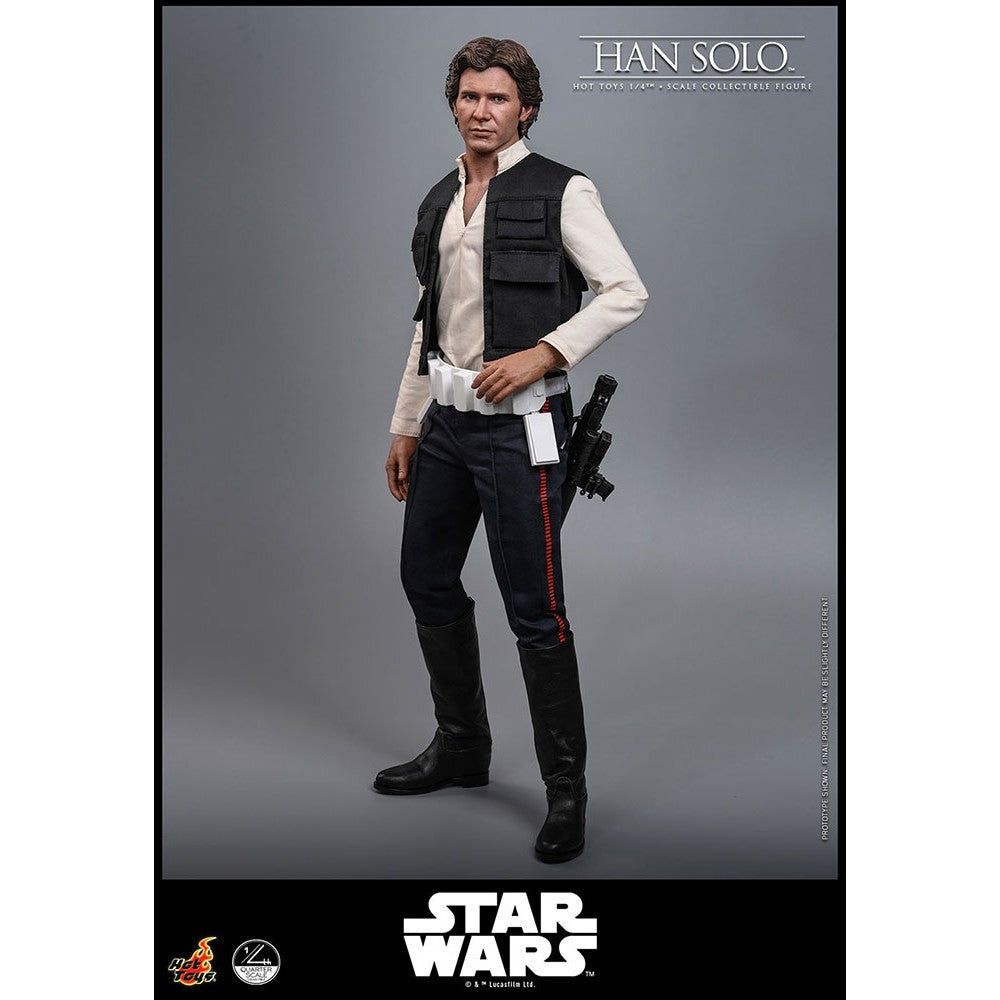 【予約安心出荷】[FIG] クオーター・スケール ハン・ソロ STAR WARS(スター・ウォーズ) エピソード4/新たなる希望 1/4 完成品 可動フィギュア(QS#026) ホットトイズ(2027年3月)