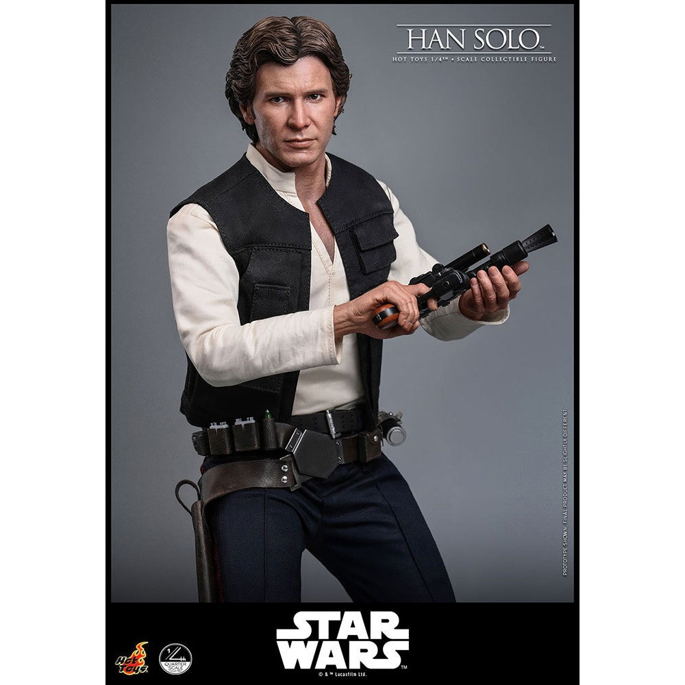 【予約安心出荷】[FIG] クオーター・スケール ハン・ソロ STAR WARS(スター・ウォーズ) エピソード4/新たなる希望 1/4 完成品 可動フィギュア(QS#026) ホットトイズ(2027年3月)